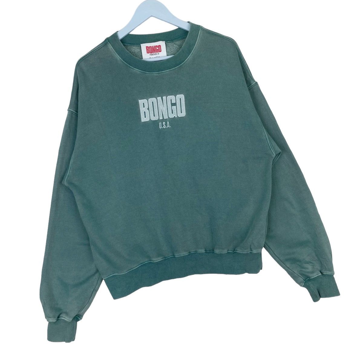 Designer × Vintage Bongo USA Sweatshirt Crewneck Embroidered Pullover Jumper Size US L / EU 52-54 / 3 - 4 Thumbnail