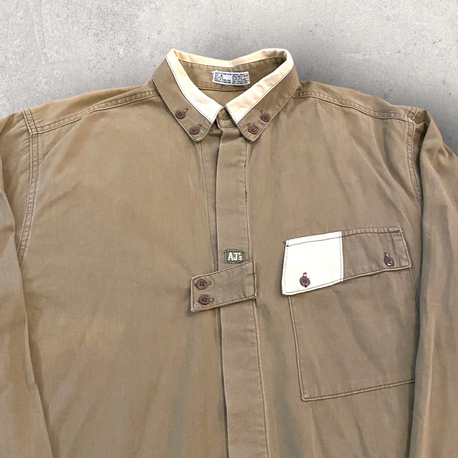 Vintage Vintage 80s Safari Hunting Avant Garde Button Up Shirt Size US M / EU 48-50 / 2 - 2 Thumbnail