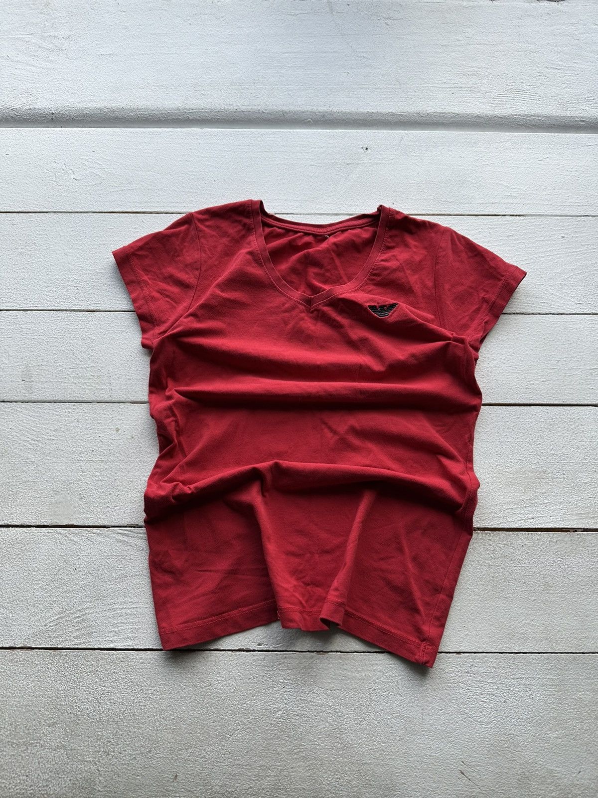 Armani × Vintage 🚨AVANT GARDE ARMANI 90s RARE longsleeve BIG LOGO Y2K LUXURY Size S / US 4 / IT 40 - 1 Thumbnail