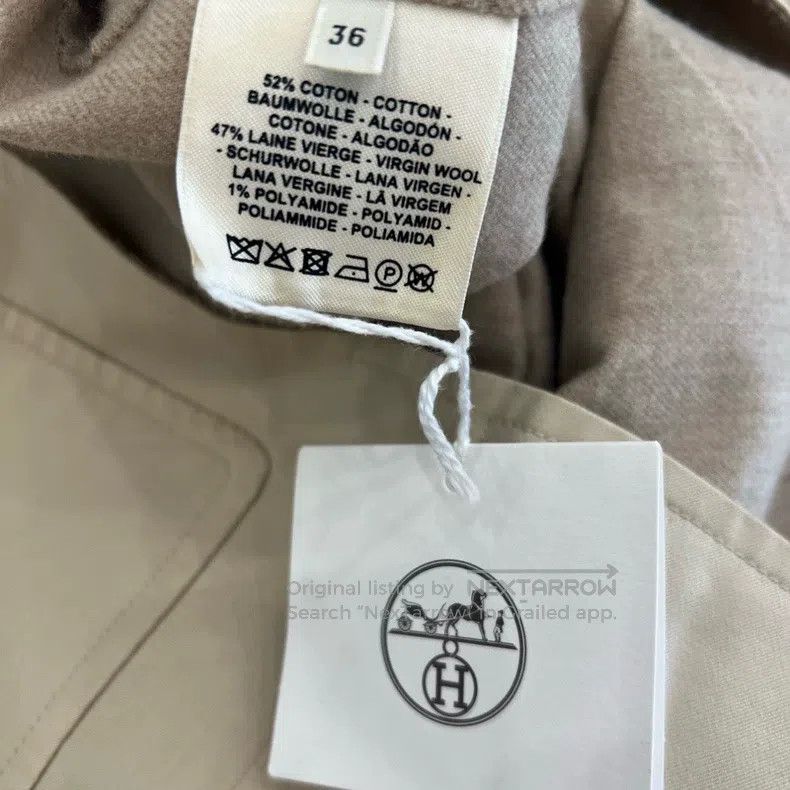 Hermes Hermes Beige Large Pocket Zipper Jacket Size XS / US 0-2 / IT 36-38 - 6 Thumbnail