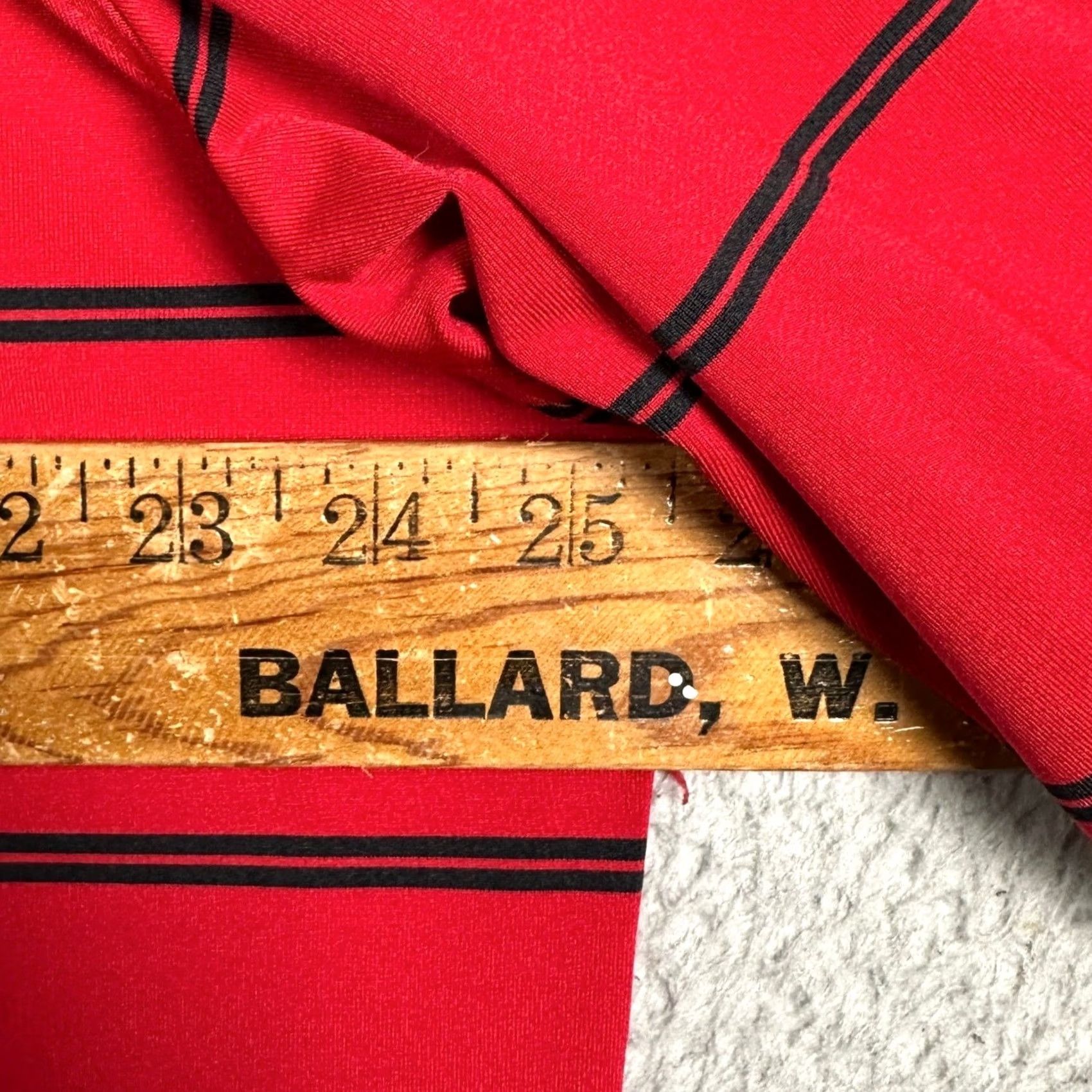Footjoy FootJoy Red Black Striped Golf Polo Shirt Mens XL Performance Stretch Size US XL / EU 56 / 4 - 7 Thumbnail
