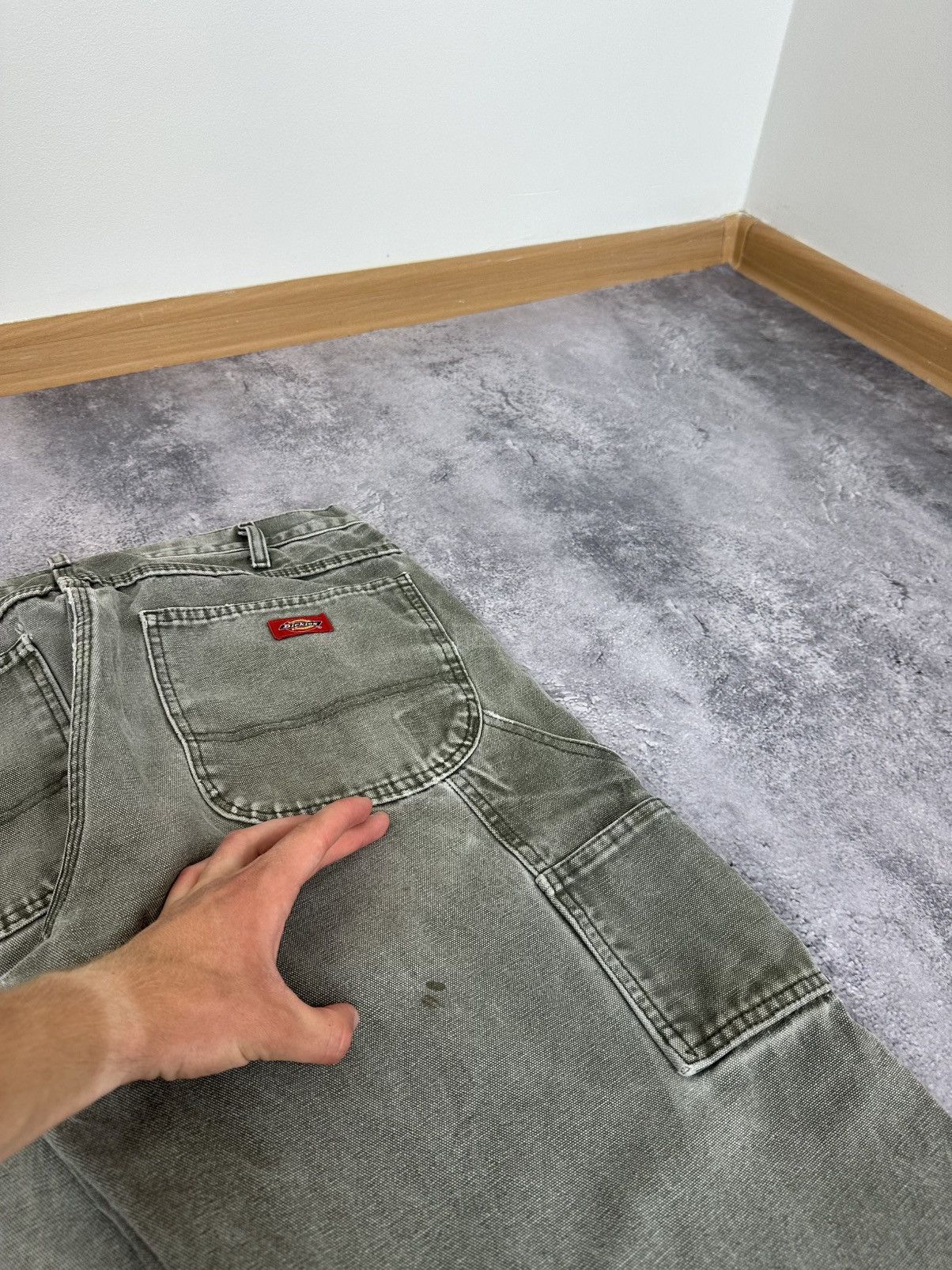 Dickies Vintage 90s Dickies Carpenter Baggy Opium Faded Work Pants Size US 34 / EU 50 - 6 Thumbnail