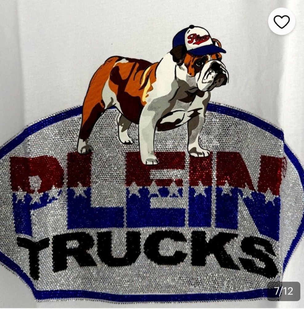 Philipp Plein Philip Plein Mens White Bulldog Tshirt XXL Size US XXL / EU 58 / 5 - 6 Thumbnail
