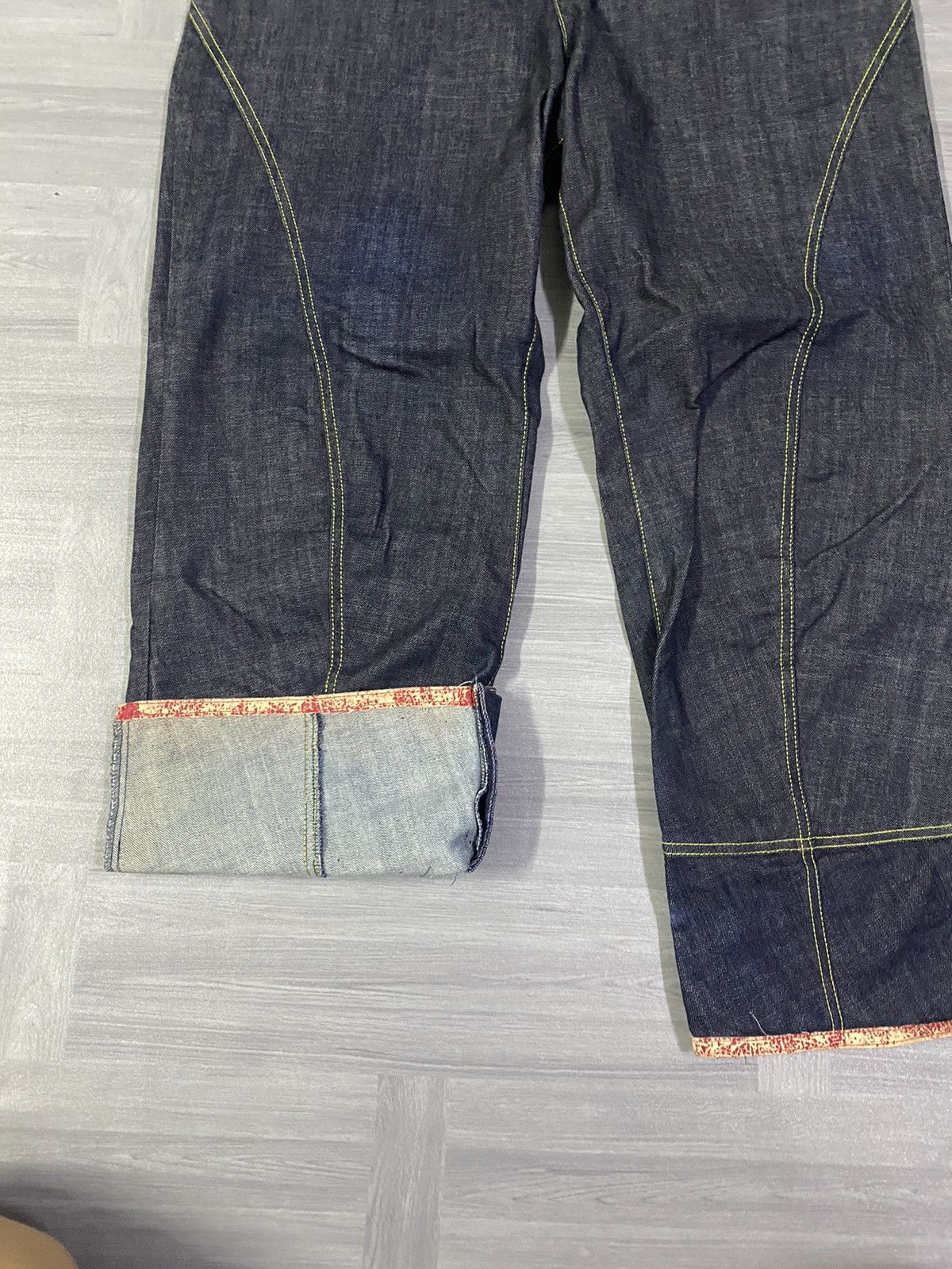 Japanese Brand Rare Monsteat by Momotaro Baggy Denim Jeans Size US 36 / EU 52 - 6 Thumbnail