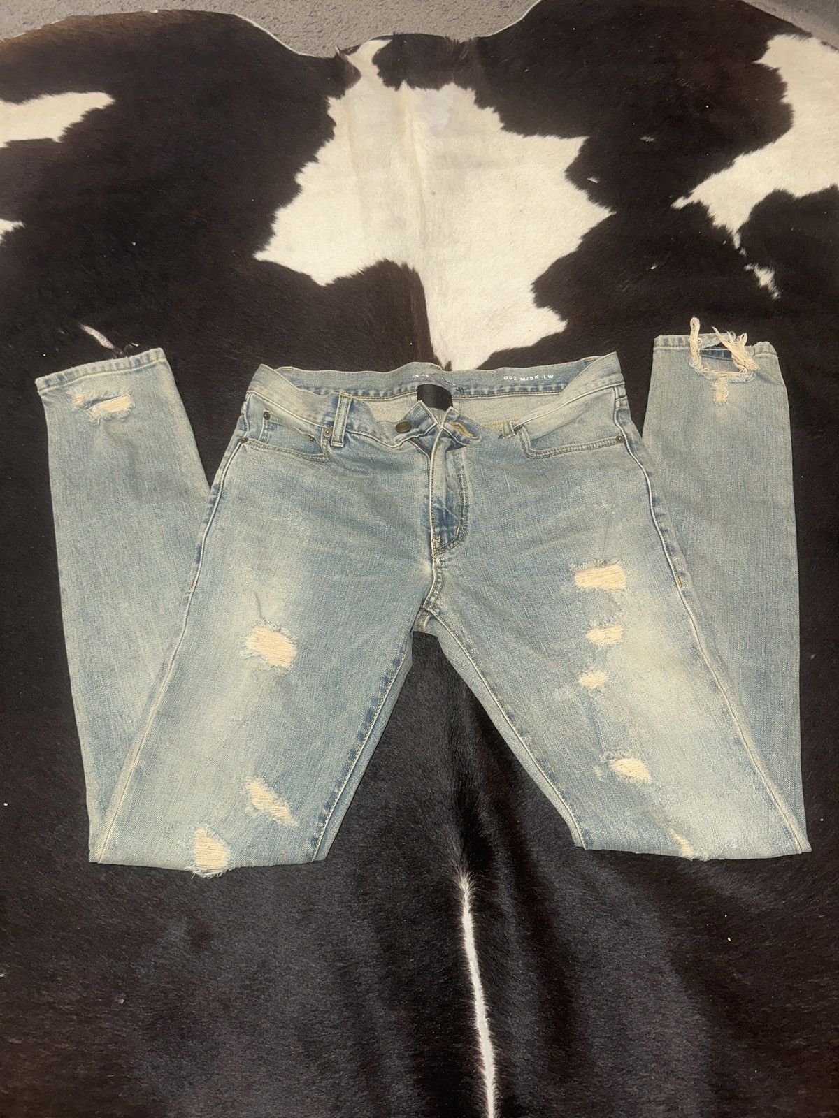 Saint Laurent Paris Saint Laurent Hedi Slimane jeans (super skinny) Size US 32 / EU 48 - 1 Thumbnail