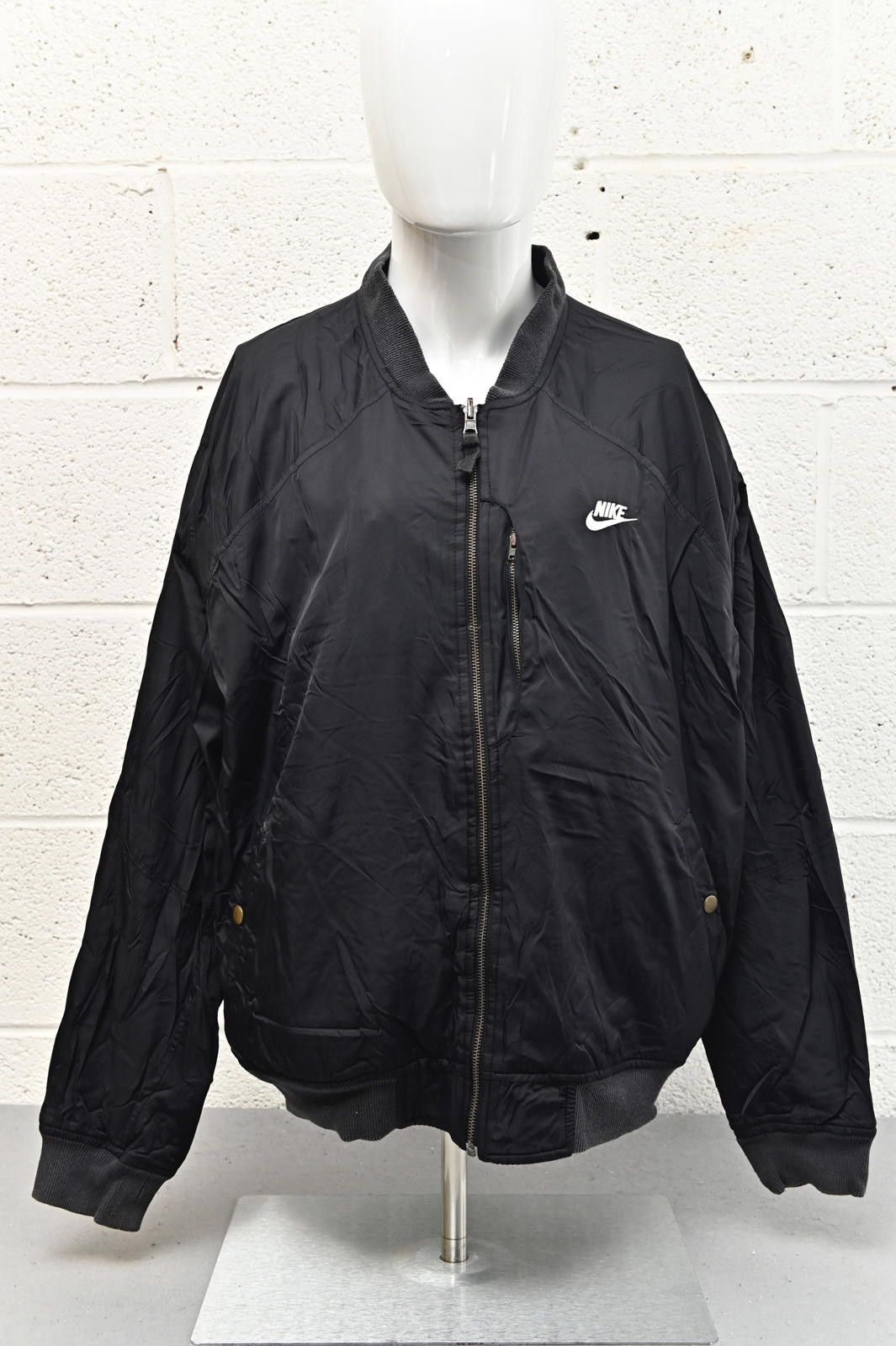 Nike Nike Black Bomber Jacket Stylish & Lightweight Mens Size L Size US L / EU 52-54 / 3 - 1 Thumbnail