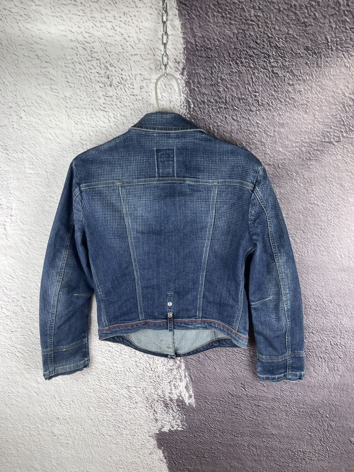 Marithe + Francois Girbaud Le Jean De Marithe Francois Girbaud denim jean blazer jacket Size S / US 4 / IT 40 - 17 Thumbnail