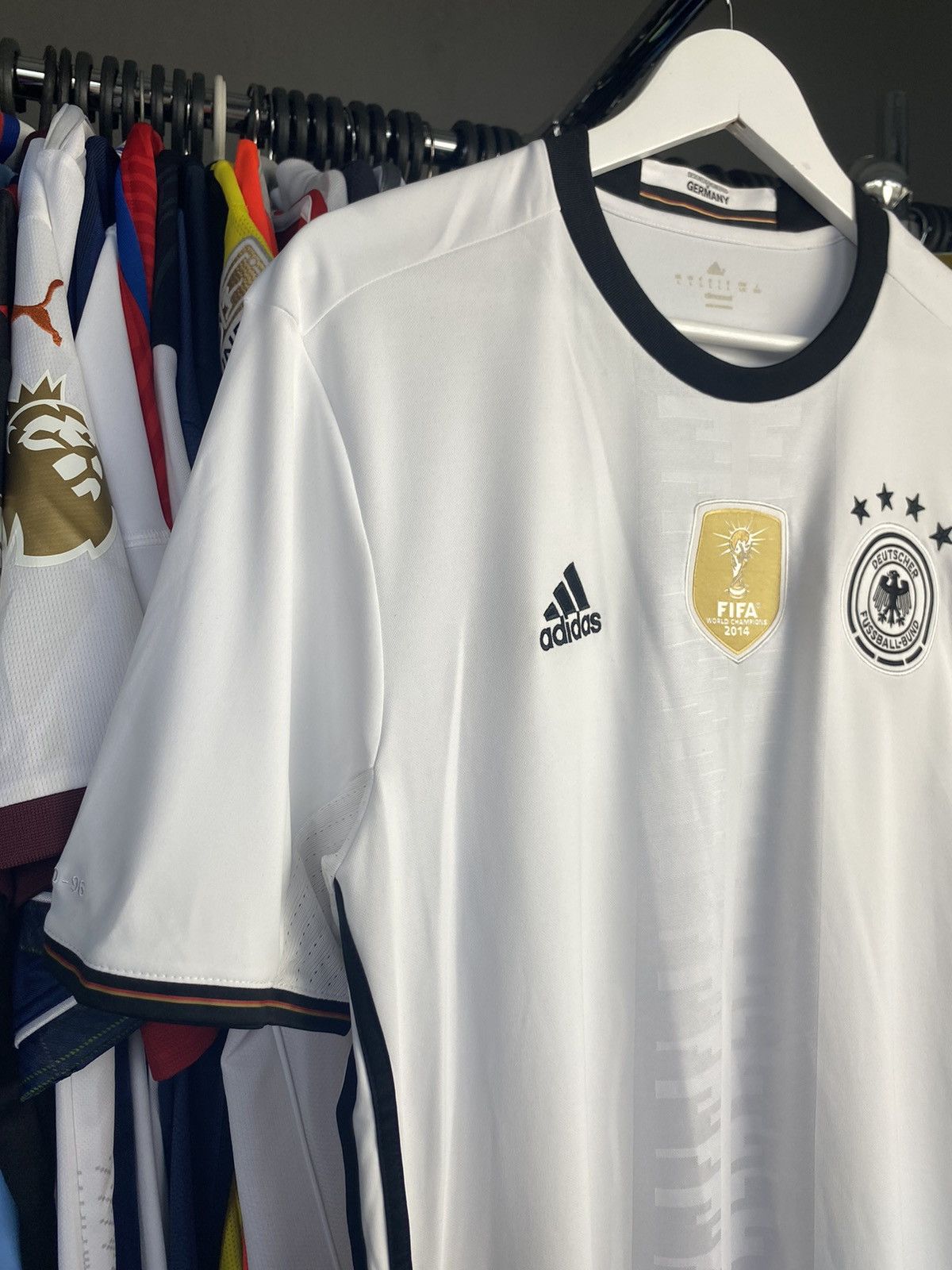 Adidas 2016/17 ADIDAS GERMANY HOME SOCCER FOOTBALL JERSEY SHIRT Size US L / EU 52-54 / 3 - 3 Thumbnail