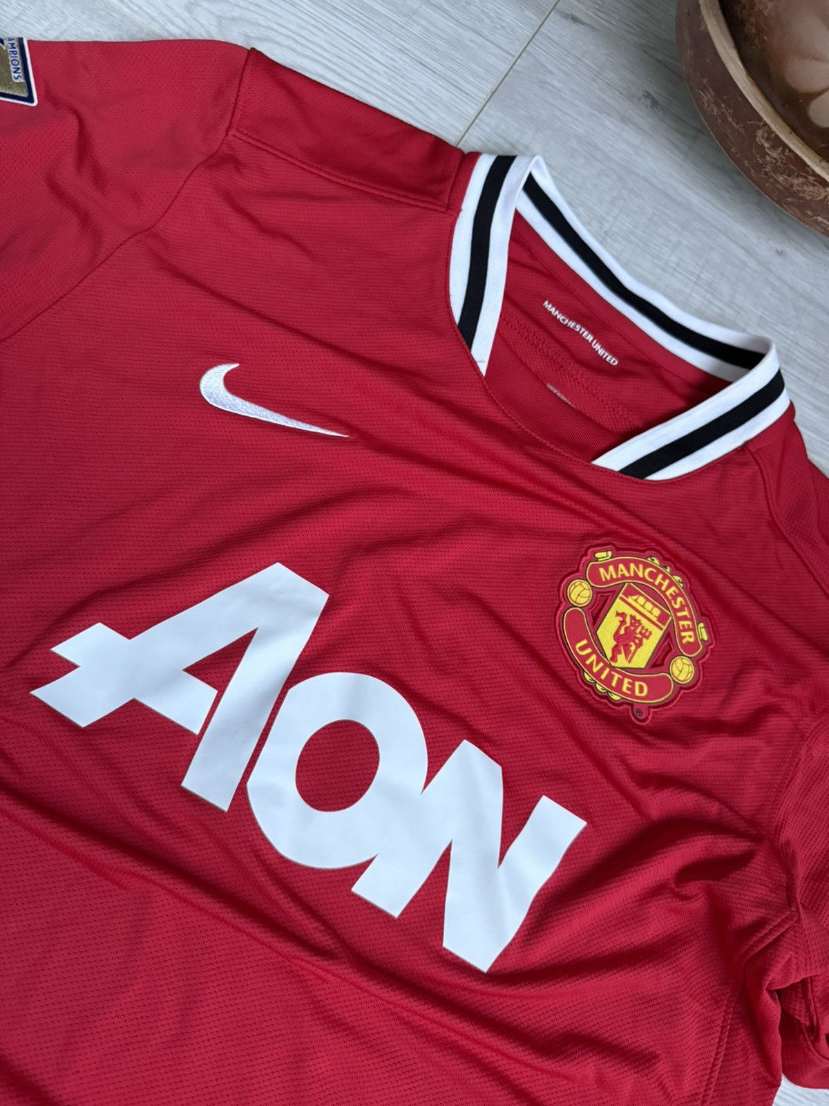 Nike Vintage Nike soccer jersey Manchester United 2011 home shirt Size US L / EU 52-54 / 3 - 2 Thumbnail