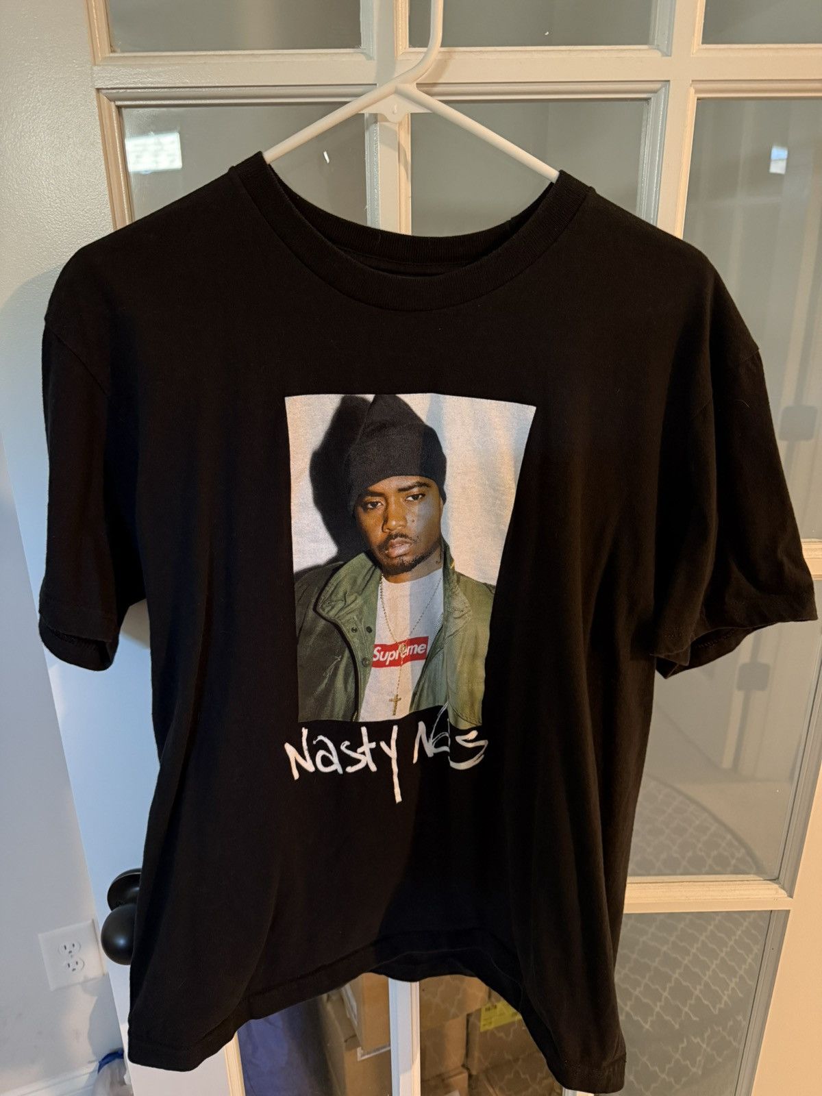 Supreme Authentic Supreme x Nas Tee Medium Size US M / EU 48-50 / 2 - 1 Thumbnail
