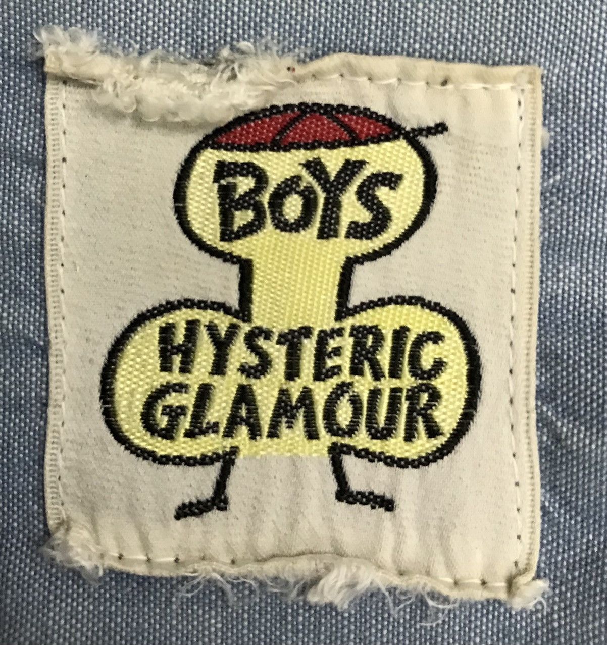 Hysteric Glamour Vintage Boys Hysteric Glamour Long Sleeve Shirt Button Up Size US L / EU 52-54 / 3 - 11 Thumbnail
