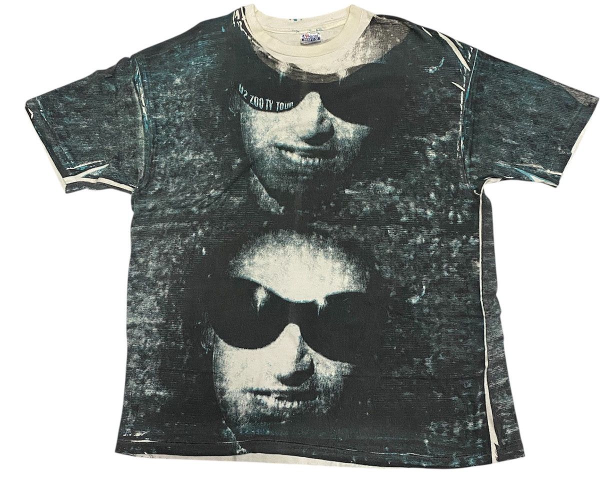 Hanes RARE!!! Vintage 90’s U2 Band Zoo TV Tour Promo Mosquitohead Size US XXL / EU 58 / 5 - 1 Thumbnail