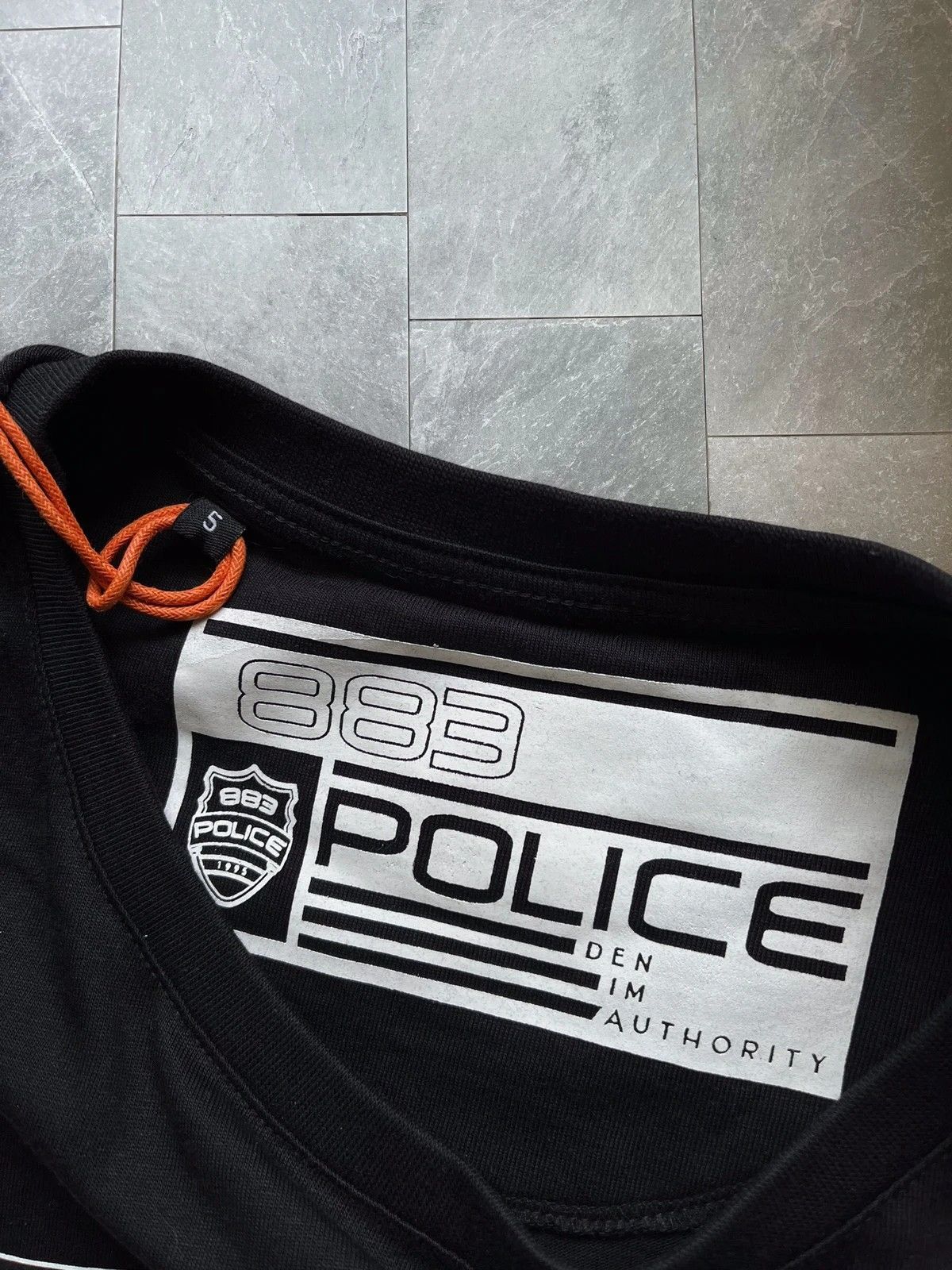 Other Police 883 Y2K Fashion Luxury 2000s Black White T-Shirt Size US XL / EU 56 / 4 - 5 Thumbnail