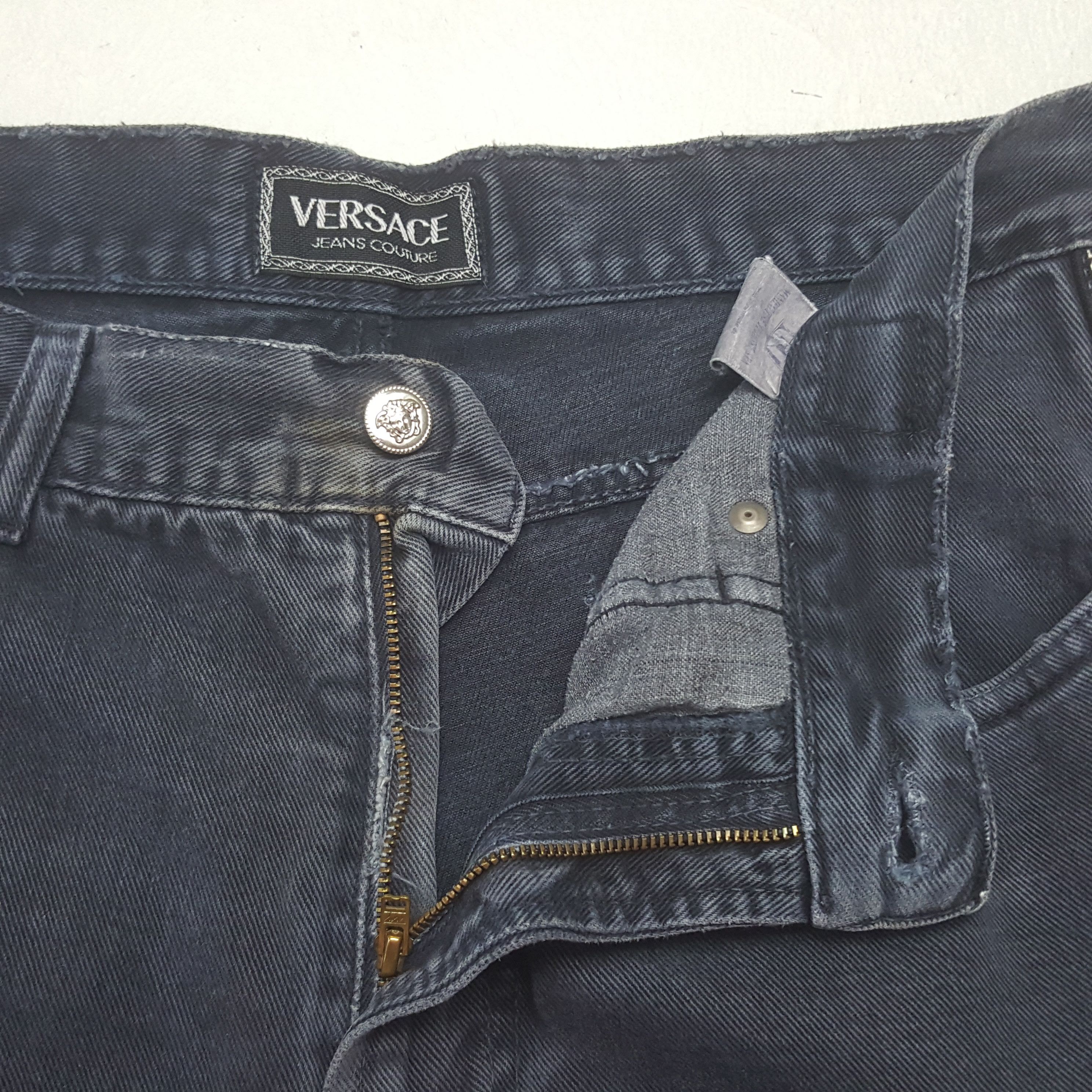 Versace Vintage Versace Jeans Couture Designer Denim Jeans RR22 Size US 36 / EU 52 - 7 Thumbnail