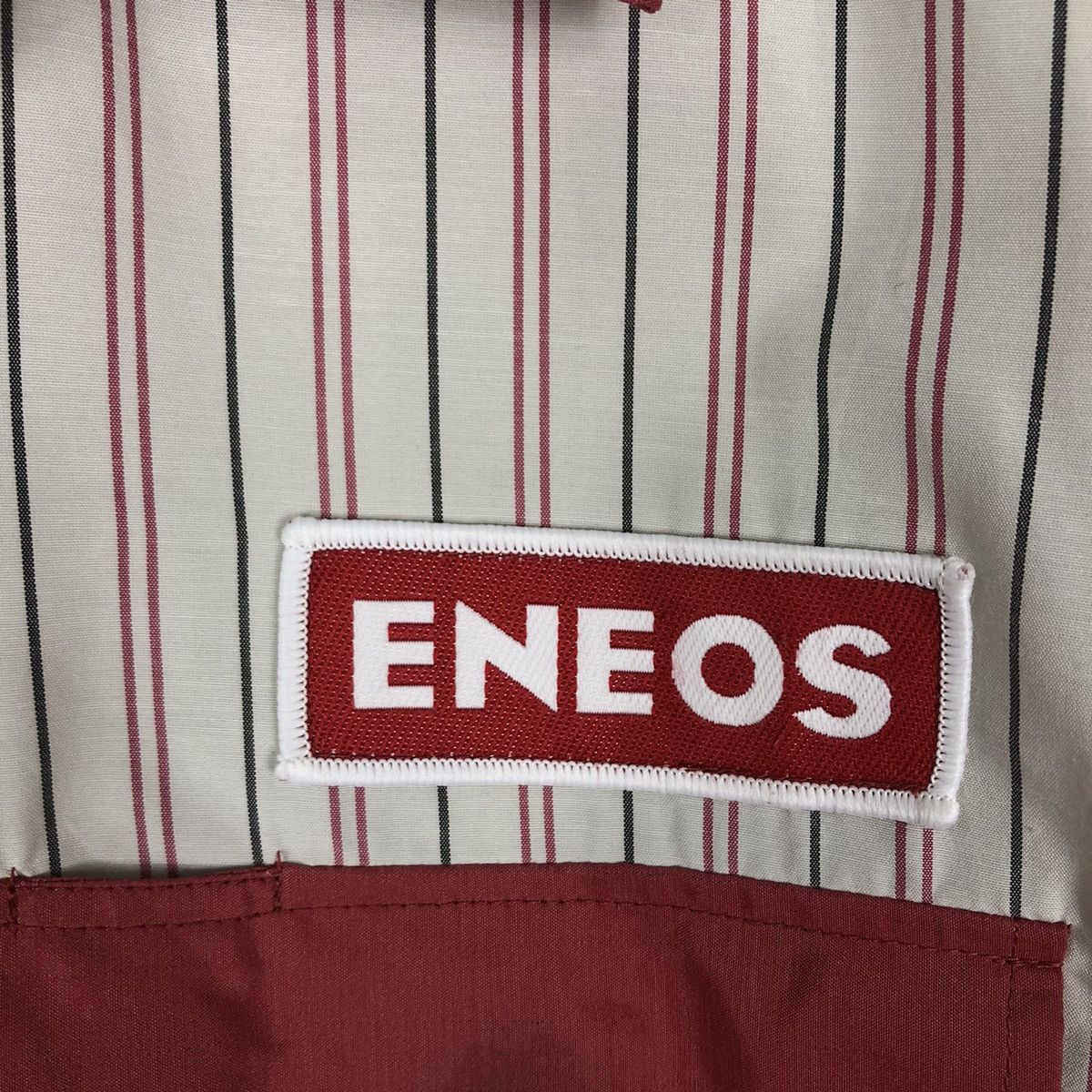 Japanese Brand 🔥90s Work Jacket Striped Design Eneos Racing Japan Big Logo Size US M / EU 48-50 / 2 - 14 Thumbnail