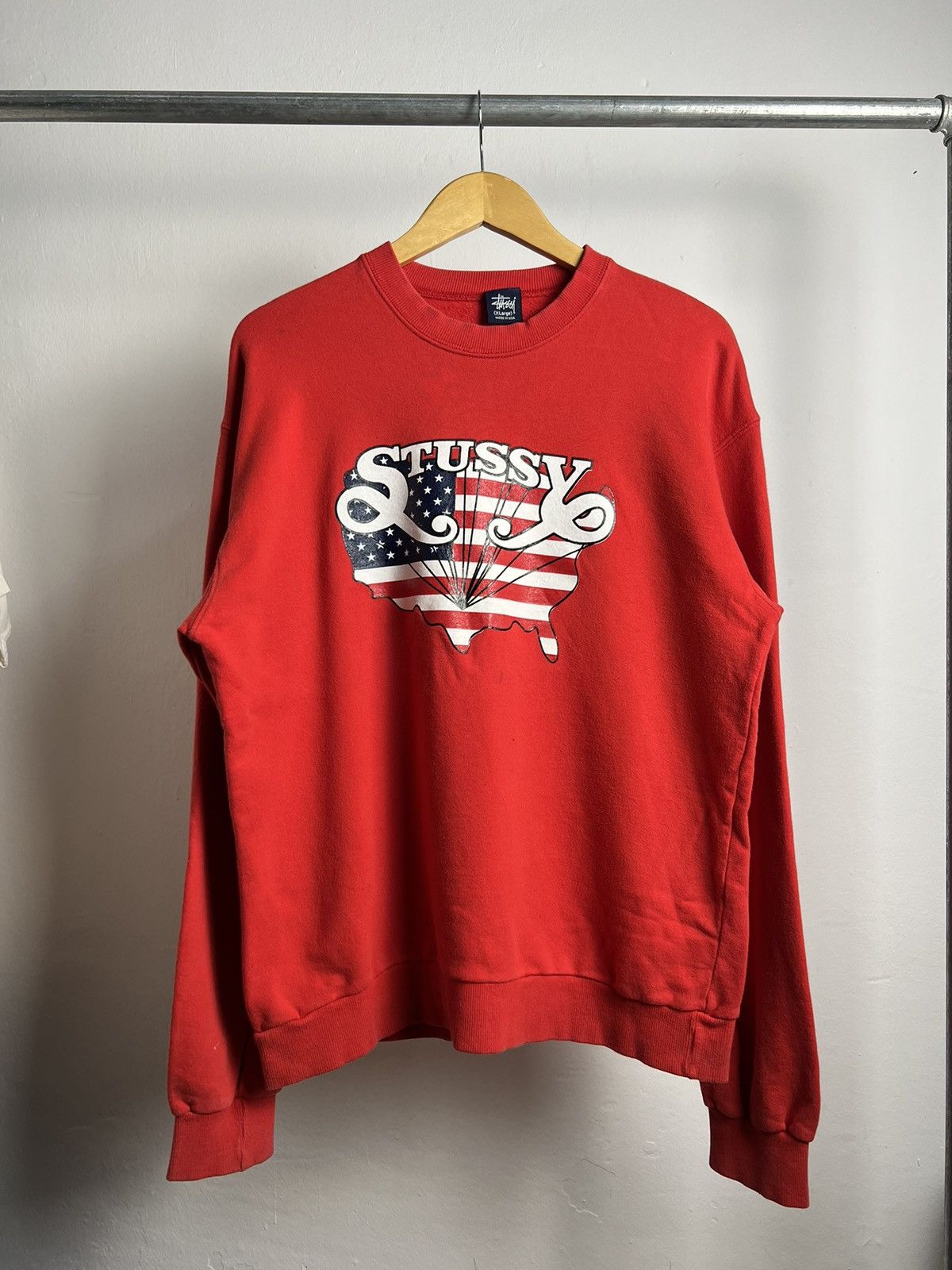 Stussy × Vintage Vintage 1990s Stussy Ripoff Alabama Band Crewneck Size US XL / EU 56 / 4 - 1 Thumbnail