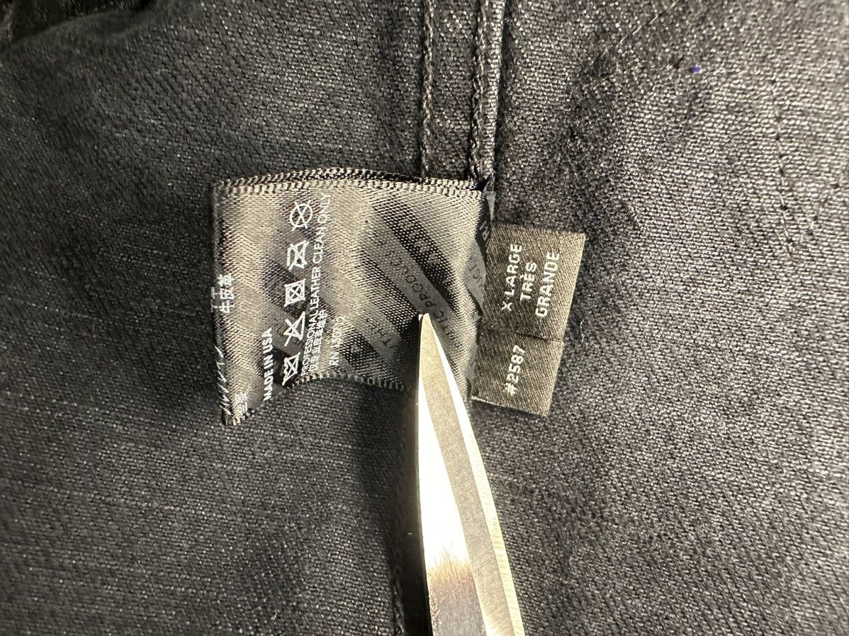 Amiri AMIRI Black Denim “Chemist Star Trucker” Jacket w Blue Stars Size US XL / EU 56 / 4 - 12 Thumbnail