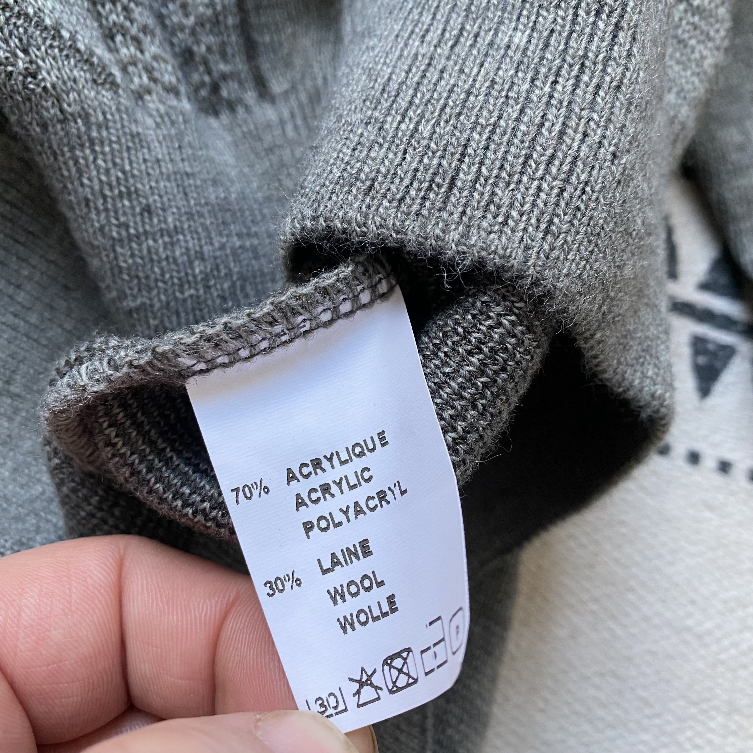 Diesel Vintage 90s Cozy Knit Wool Sweater Polo dad jumper Size US L / EU 52-54 / 3 - 7 Thumbnail