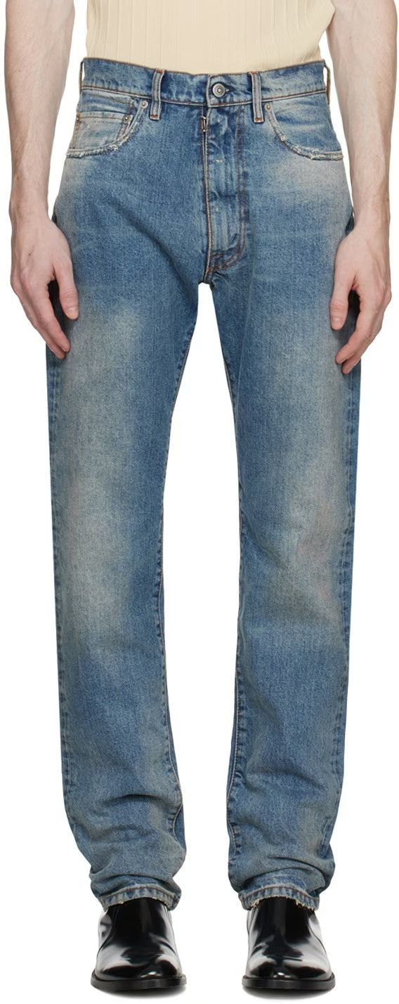 Maison Margiela Maison Margiela 14OZ Distressed Denim Jeans Heavyweight Size US 32 / EU 48 - 8 Thumbnail