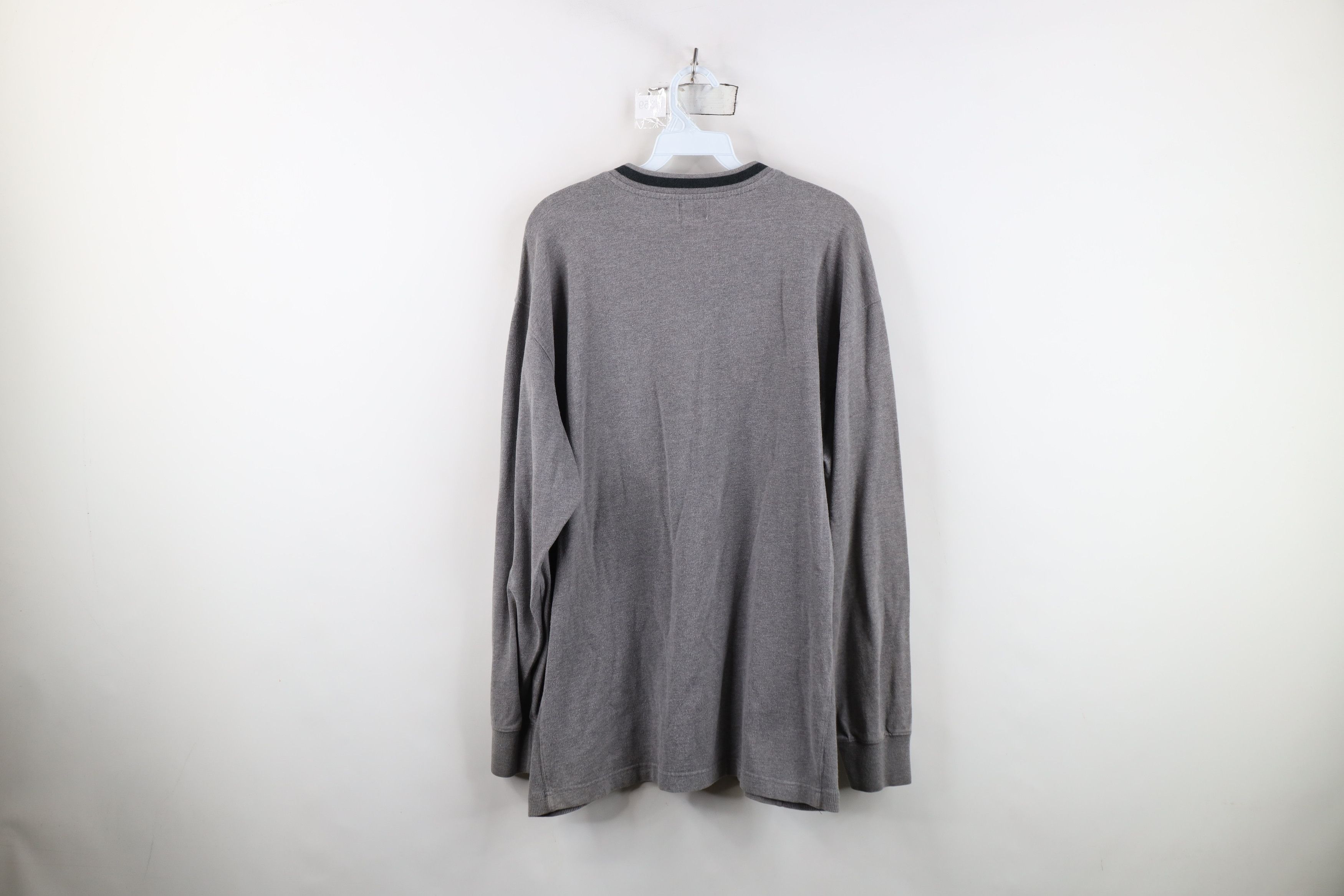 Calvin Klein Vintage 90s Calvin Klein Ribbed Knit Long Sleeve T-Shirt Size US M / EU 48-50 / 2 - 11 Thumbnail