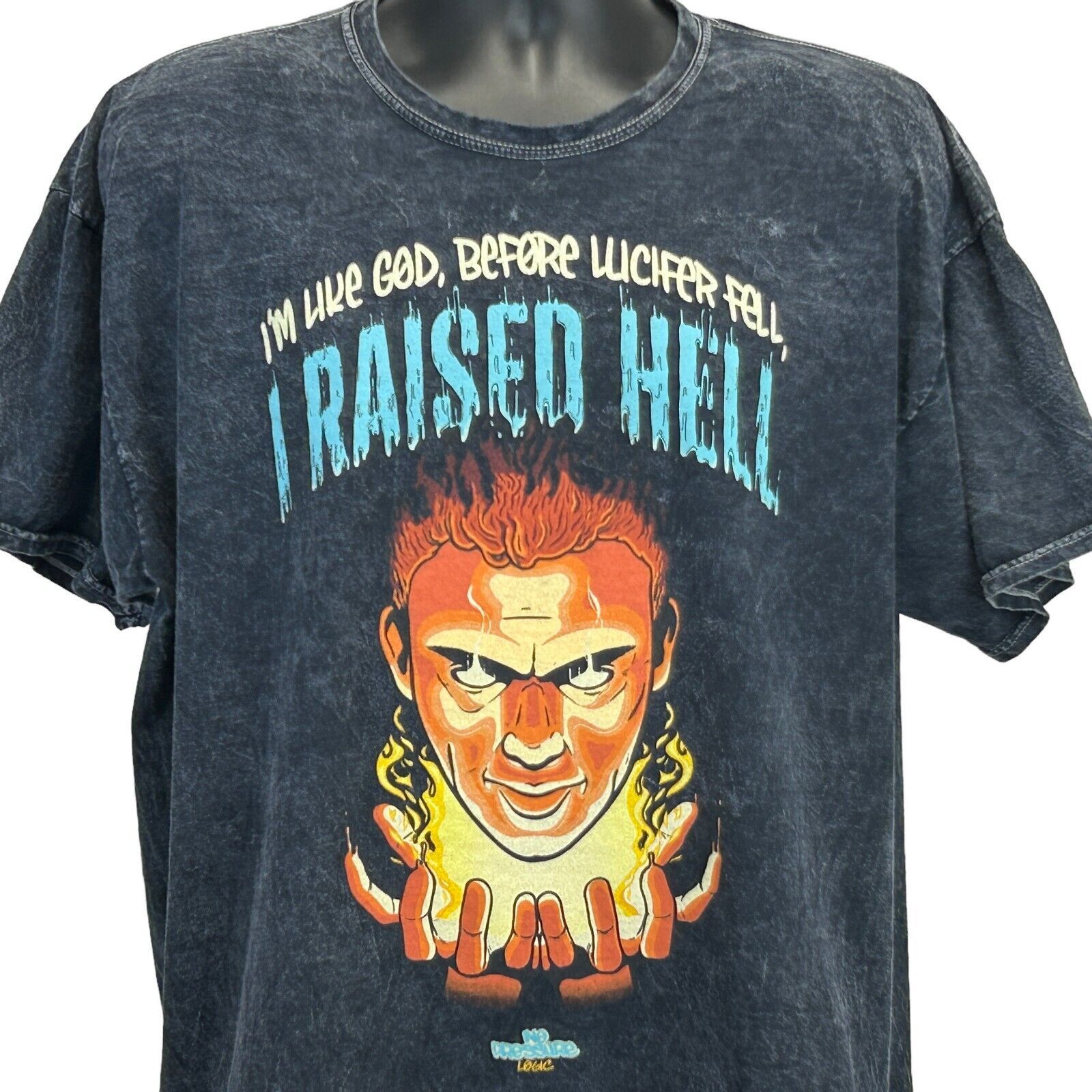 Other Logic I Raised Hell T Shirt Mens XXL Hip Hop Rapper God Luci Size US XXL / EU 58 / 5 - 1 Thumbnail