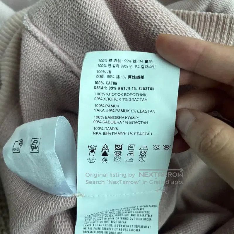 Miu Miu Miu Miu Women's Cotton Pullover in Blush Pink . Size XS / US 0-2 / IT 36-38 - 4 Thumbnail