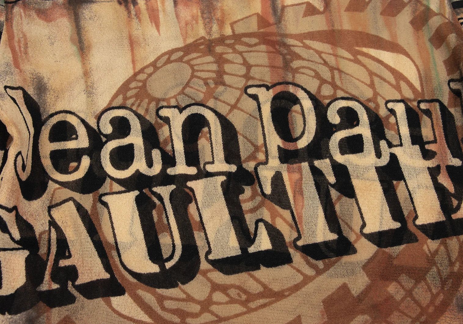Jean Paul Gaultier Multi Logo Print Power Net Top size 48 Size US M / EU 48-50 / 2 - 12 Thumbnail
