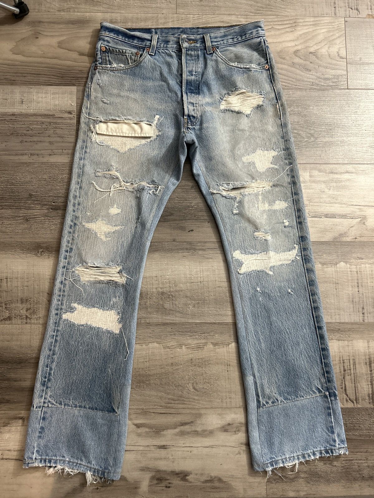 Vintage Repaired 501 Denim | Grailed