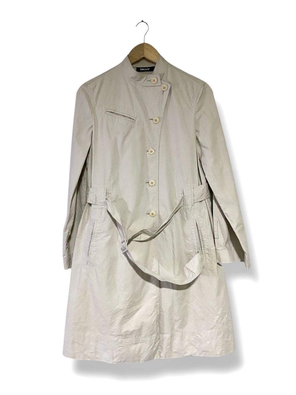 DKNY Vintage DKNY Belted Trench Coat (159) Size XS / US 0-2 / IT 36-38 - 2 Thumbnail