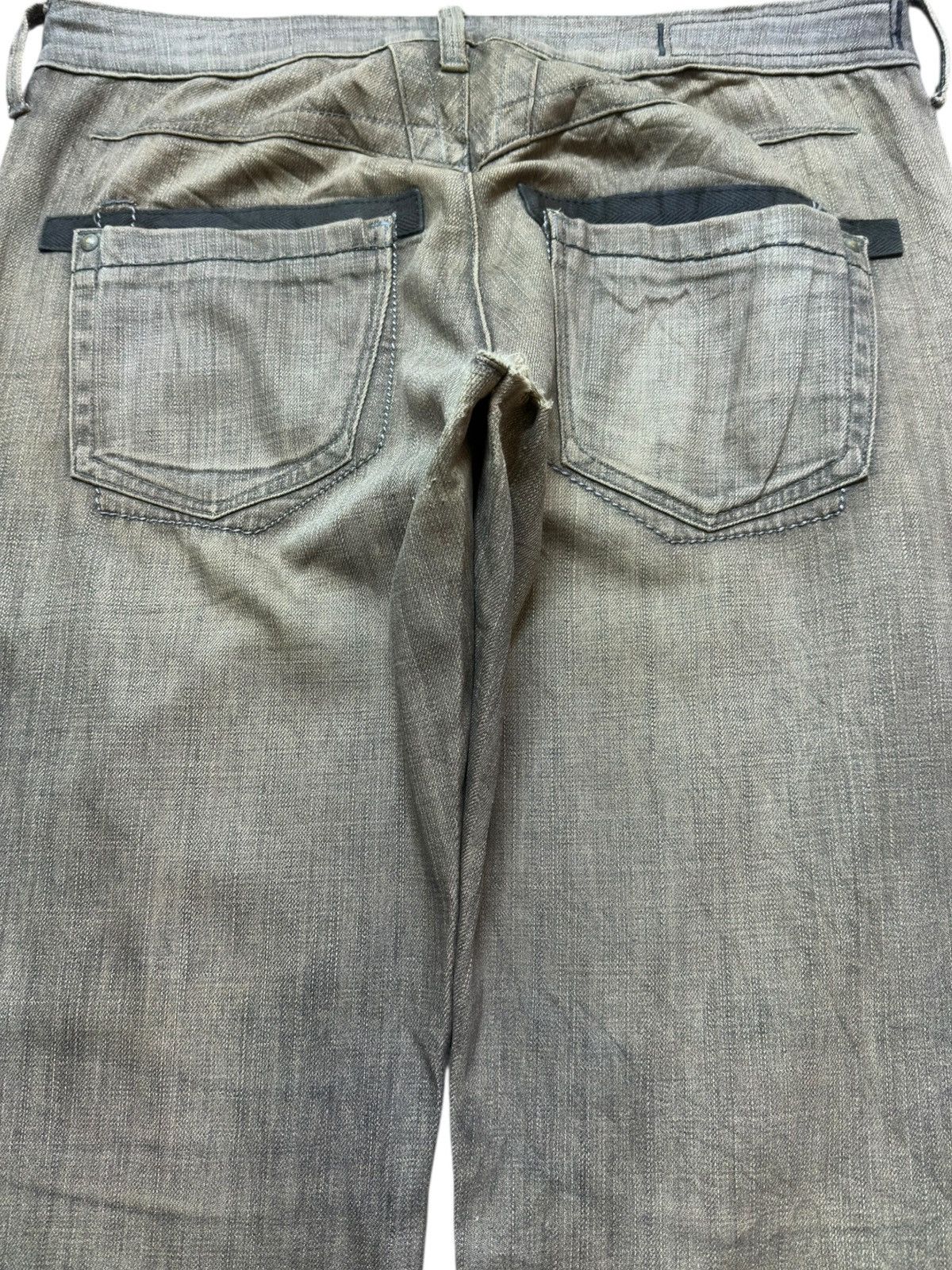 Marithe + Francois Girbaud Vintage Le Jean De Marithe Francois Girbaud Avantgarde Denim Size US 35 - 7 Thumbnail