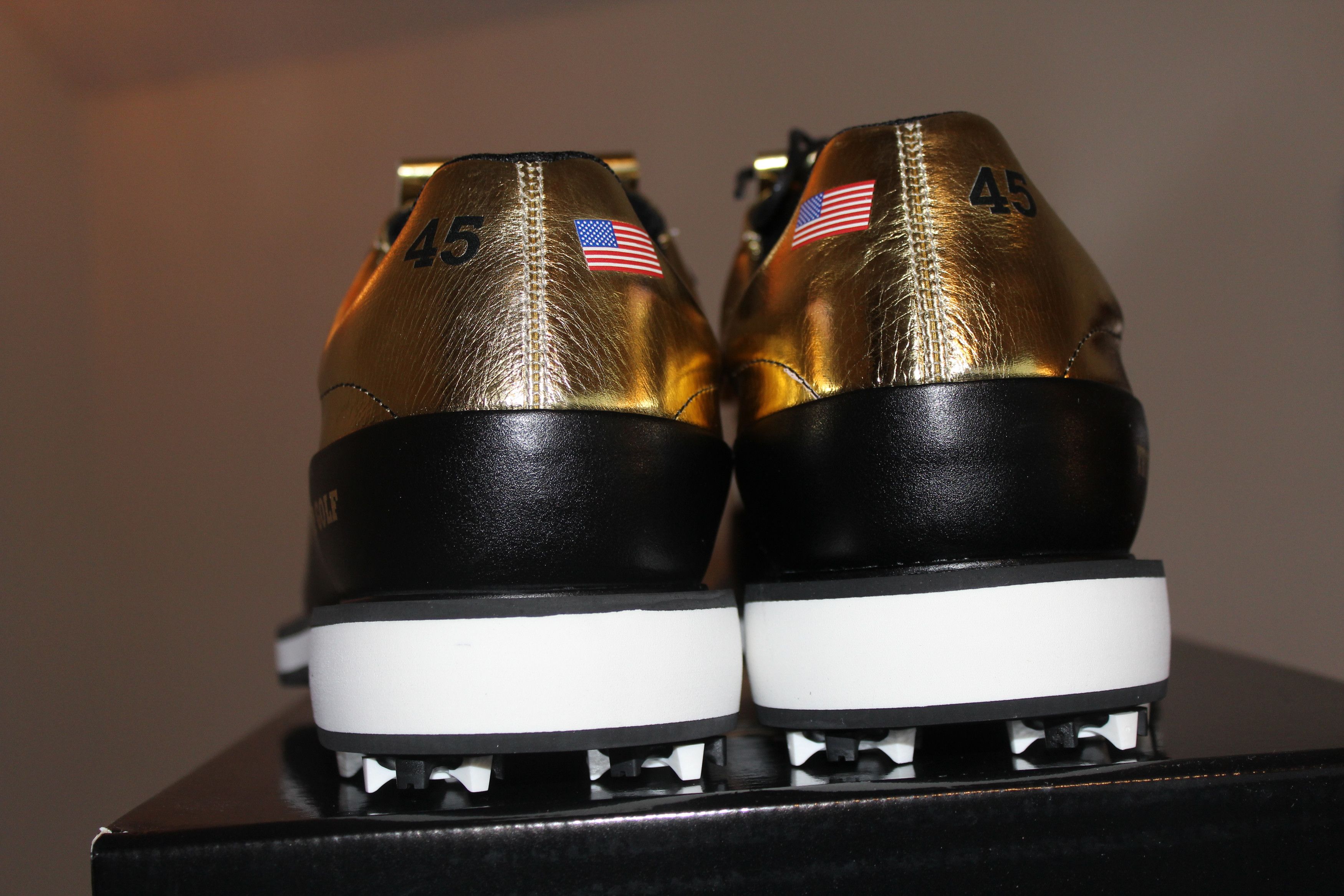 Donald Trump Donald Trump Presidential Gold GOLF Shoes Men Size 11 Size US 11 / EU 44 - 3 Thumbnail