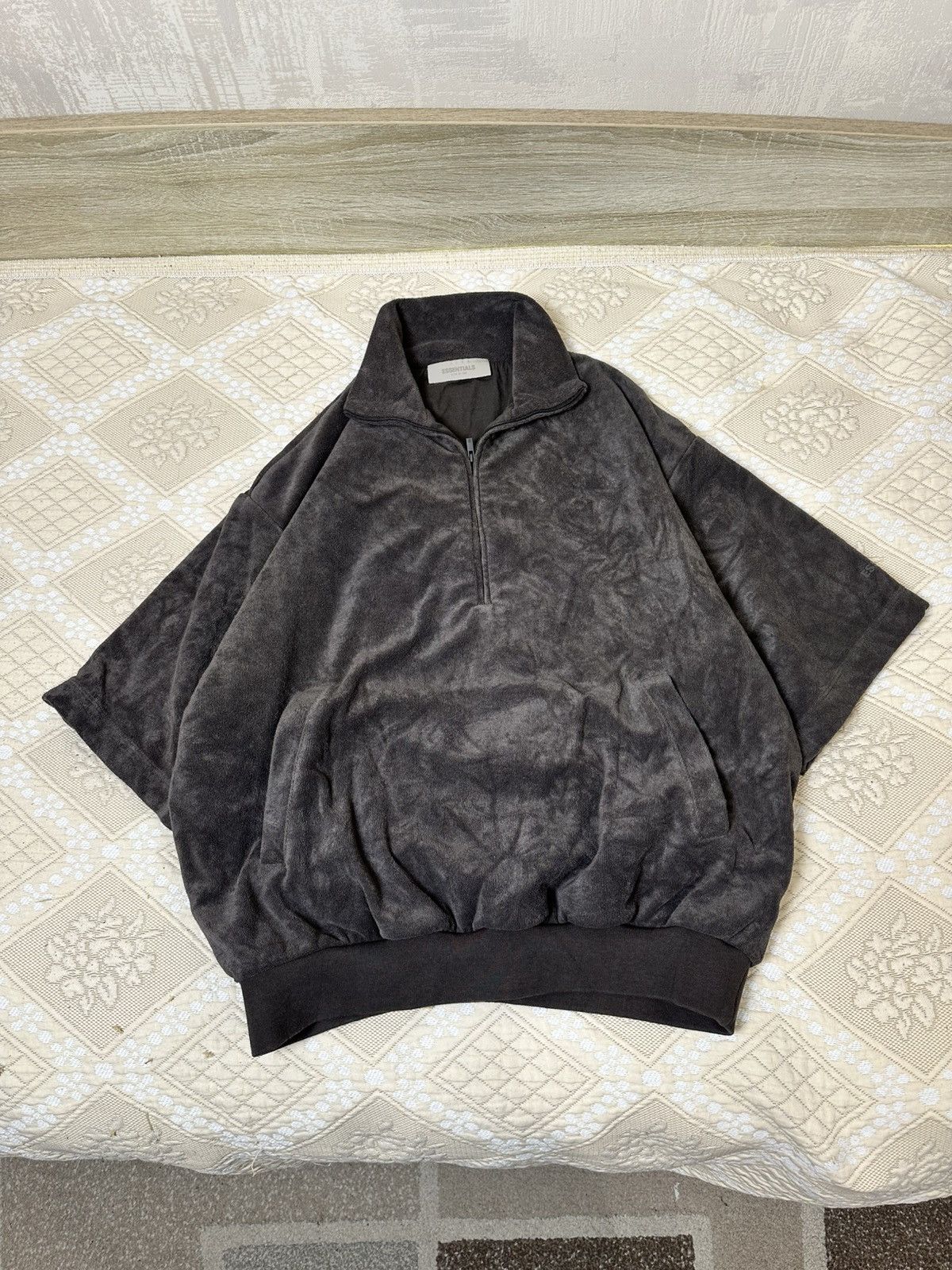 Essentials 🔥 Essentials Fear Of God Terry Polo Shirt Velour Pullover Size US S / EU 44-46 / 1 - 1 Thumbnail