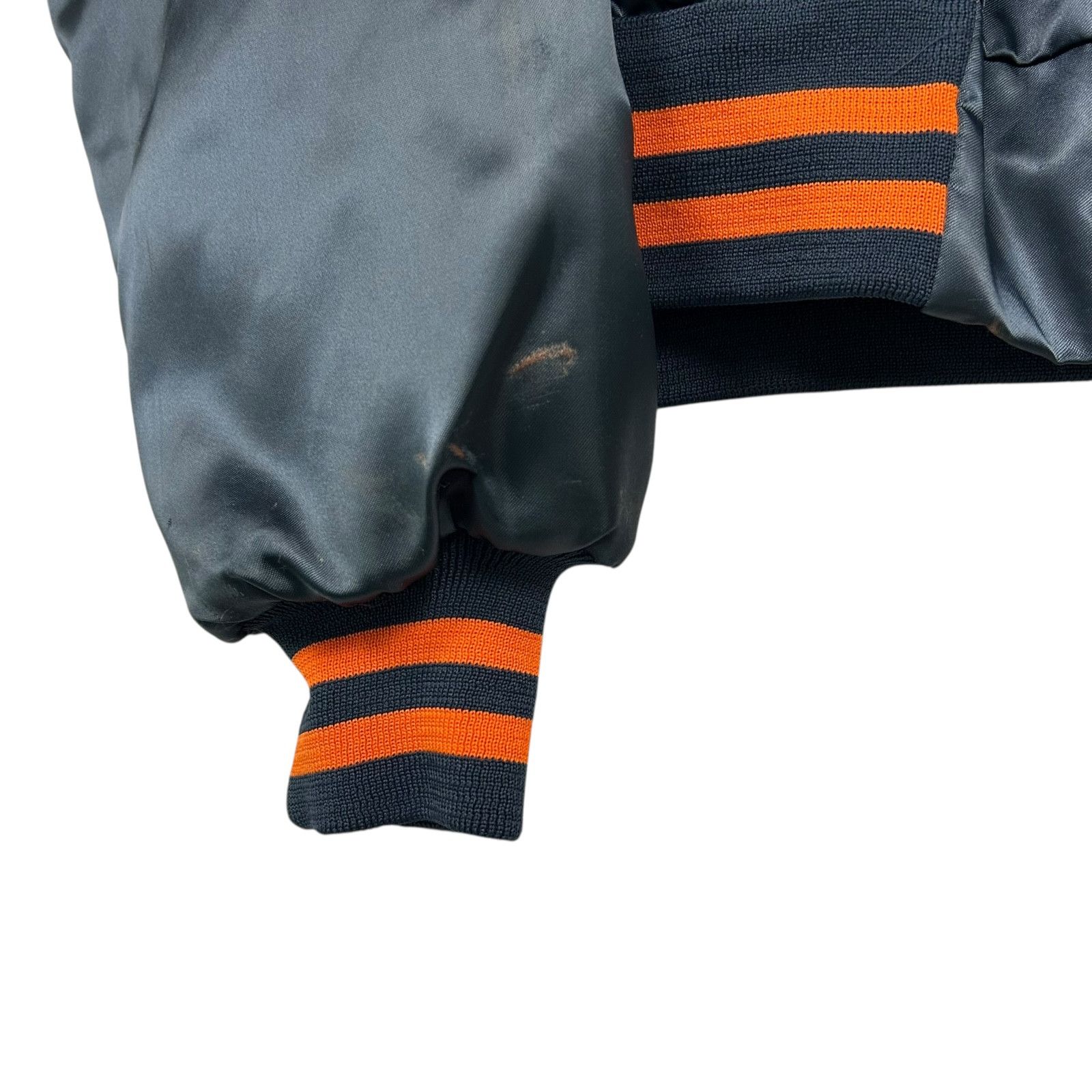 NFL VTG 90s NFL CHICAGO BEARS CHALK LINE SATIN JACKET Size US XL / EU 56 / 4 - 11 Thumbnail