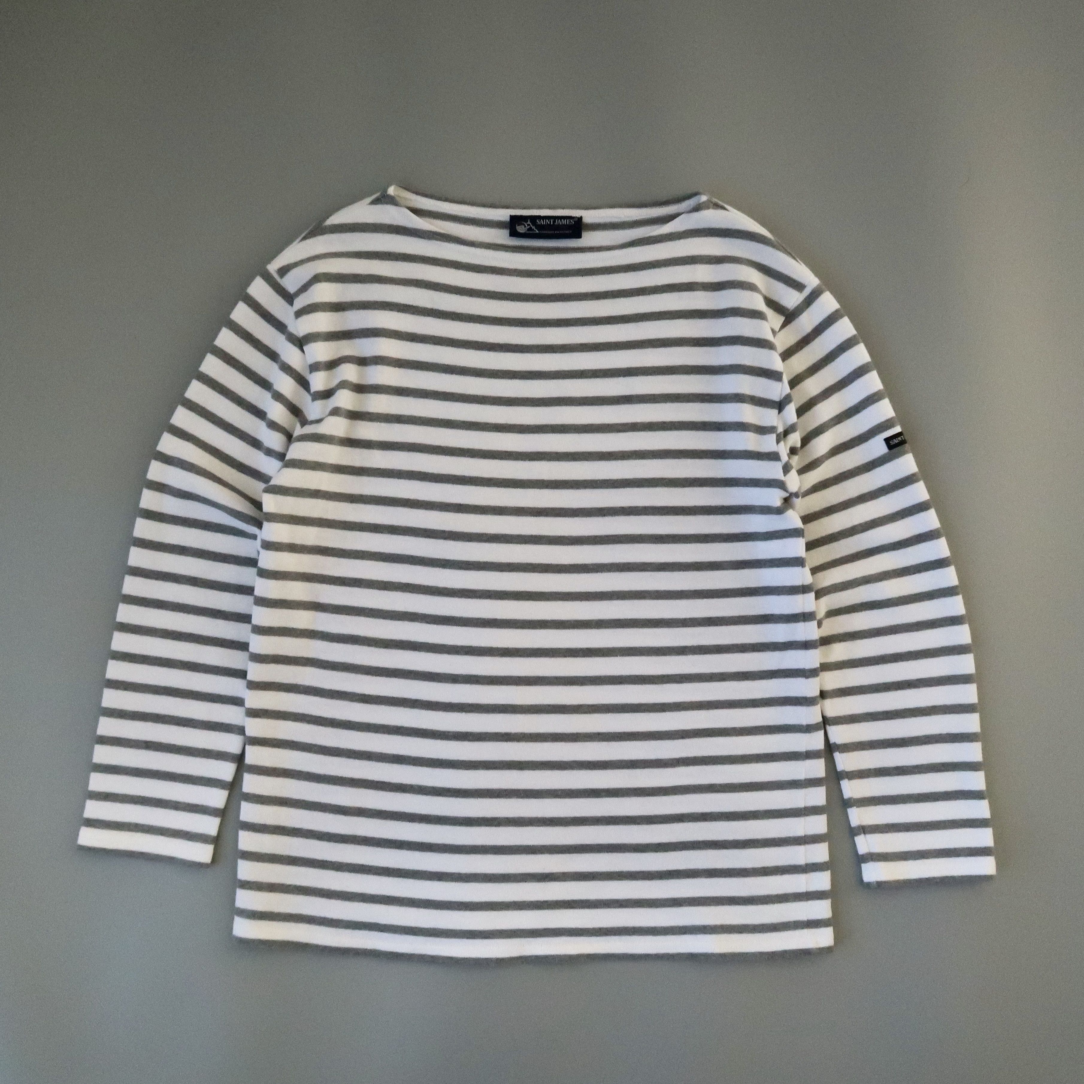 Saint James SAINT JAMES heavyweight cotton striped breton shirt, 3.5 Size US S / EU 44-46 / 1 - 3 Thumbnail