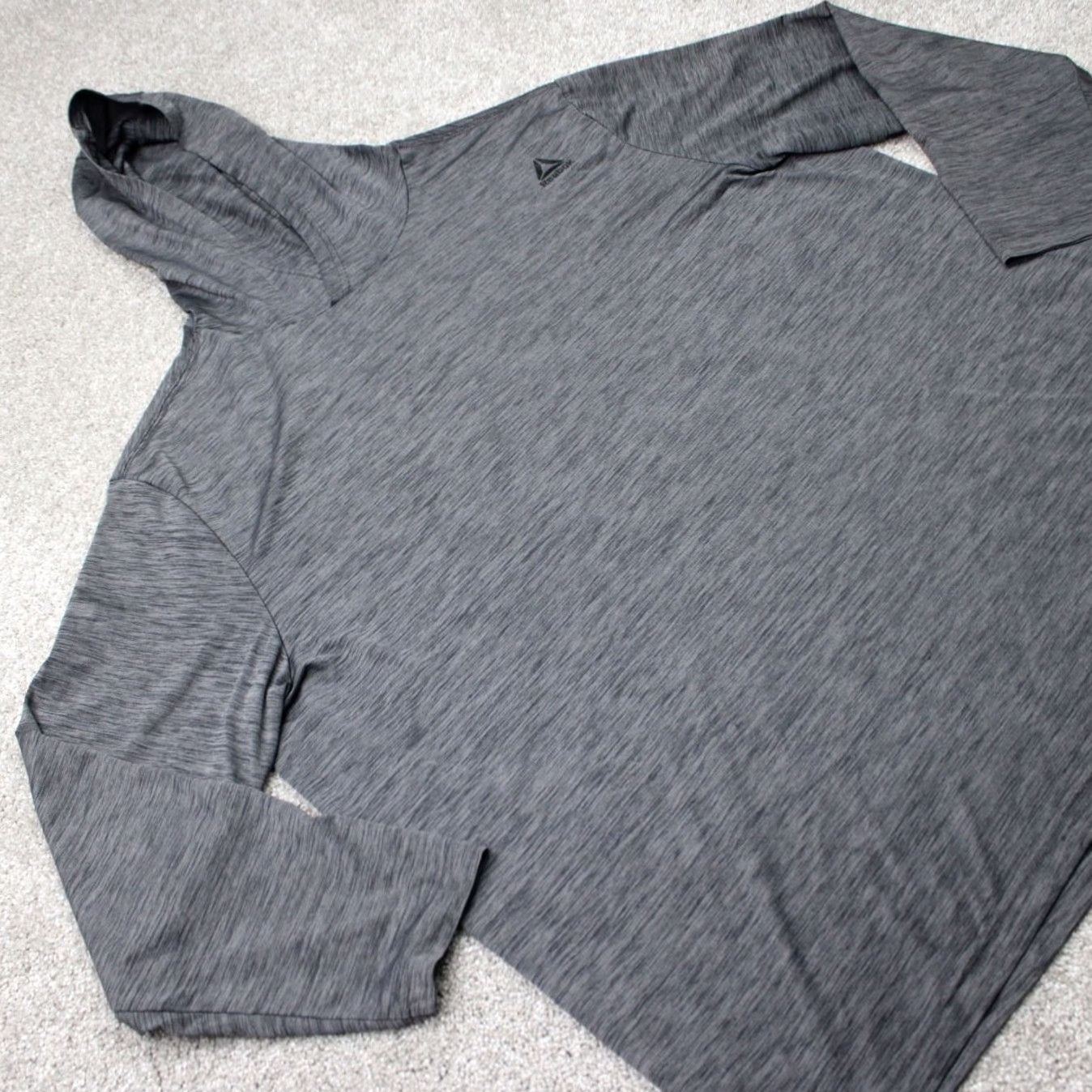 Reebok Reebok Hoodie Mens 3XL Gray Speedwick Lightweight Polyester Hooded Pullover Size US XXL / EU 58 / 5 - 4 Thumbnail