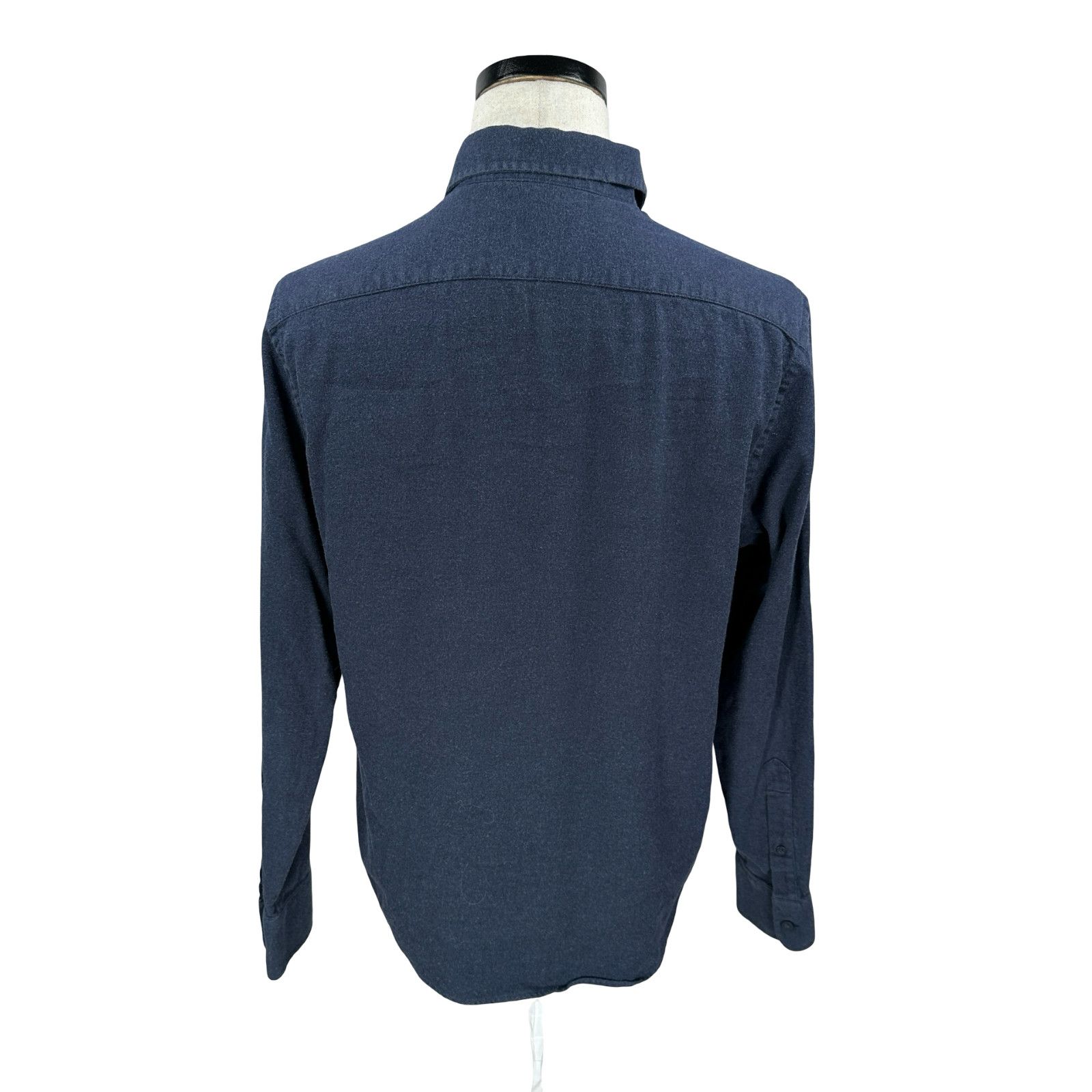 UNTUCKit Untuckit Flannel Shirt Men’s M Navy Blue Long Sleeve Cotton Size US M / EU 48-50 / 2 - 5 Thumbnail