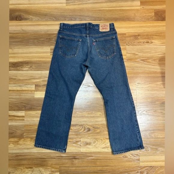 Levi's Vintage Clothing Vintage Y2K Levis 517 Mens Denim Boot Cut Blue Jeans~36x30~ Size US 36 / EU 52 - 5 Thumbnail