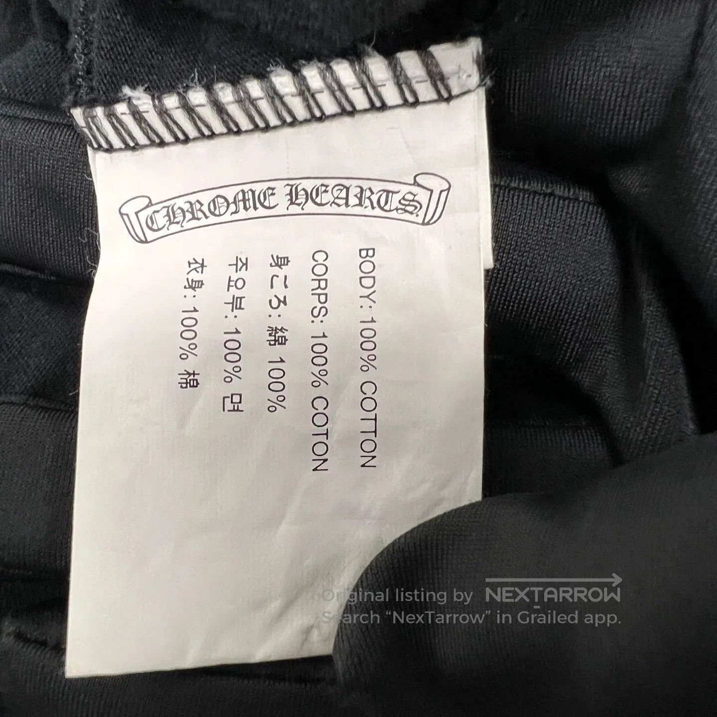 Chrome Hearts chrome hearts black long sleeve shirt. Size US S / EU 44-46 / 1 - 4 Thumbnail