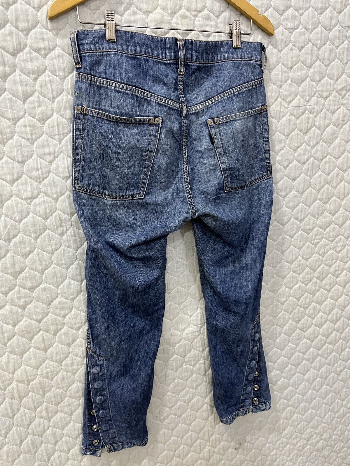 image of Archival Clothing x Issey Miyake Hype Zucca Denim in Blue, Women's (Size 30)