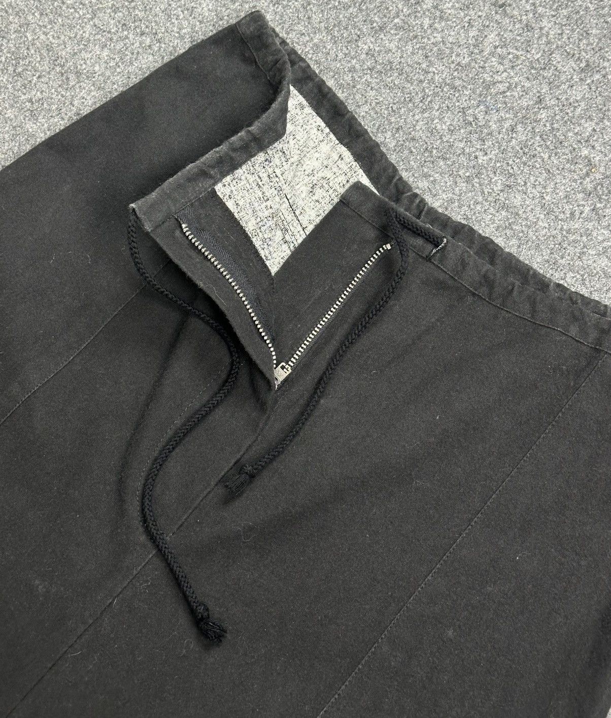 Ann Demeulemeester Ann Demeulemeester - 90’s Archived Front Zip Drawstring Maxi Size 28" / US 6 / IT 42 - 6 Thumbnail
