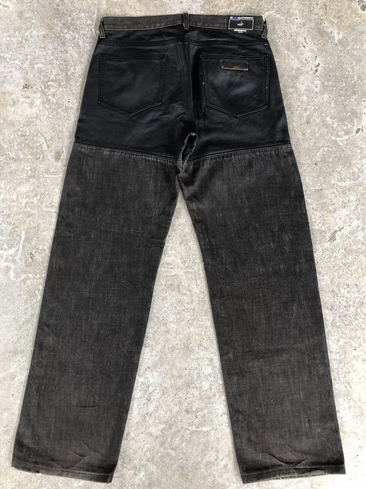 Neighborhood Neighborhood Leather Selvedge Denim Size US 32 / EU 48 - 2 Thumbnail