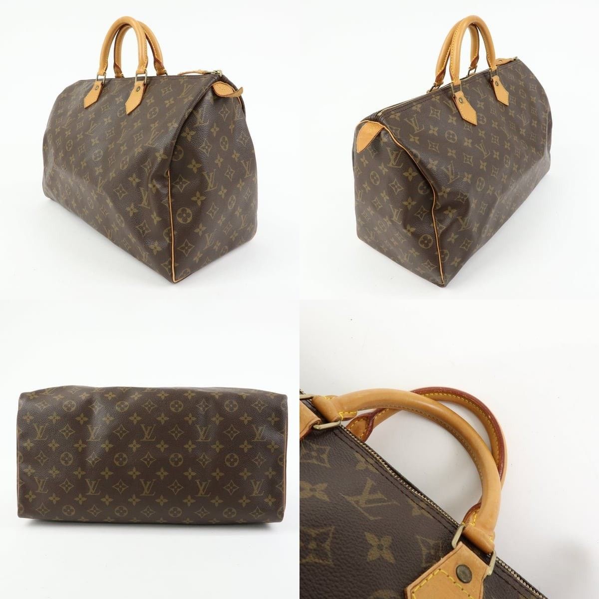 Louis Vuitton Louis Vuitton Monogram Speedy 40 Satchel Brown Size ONE SIZE - 3 Thumbnail