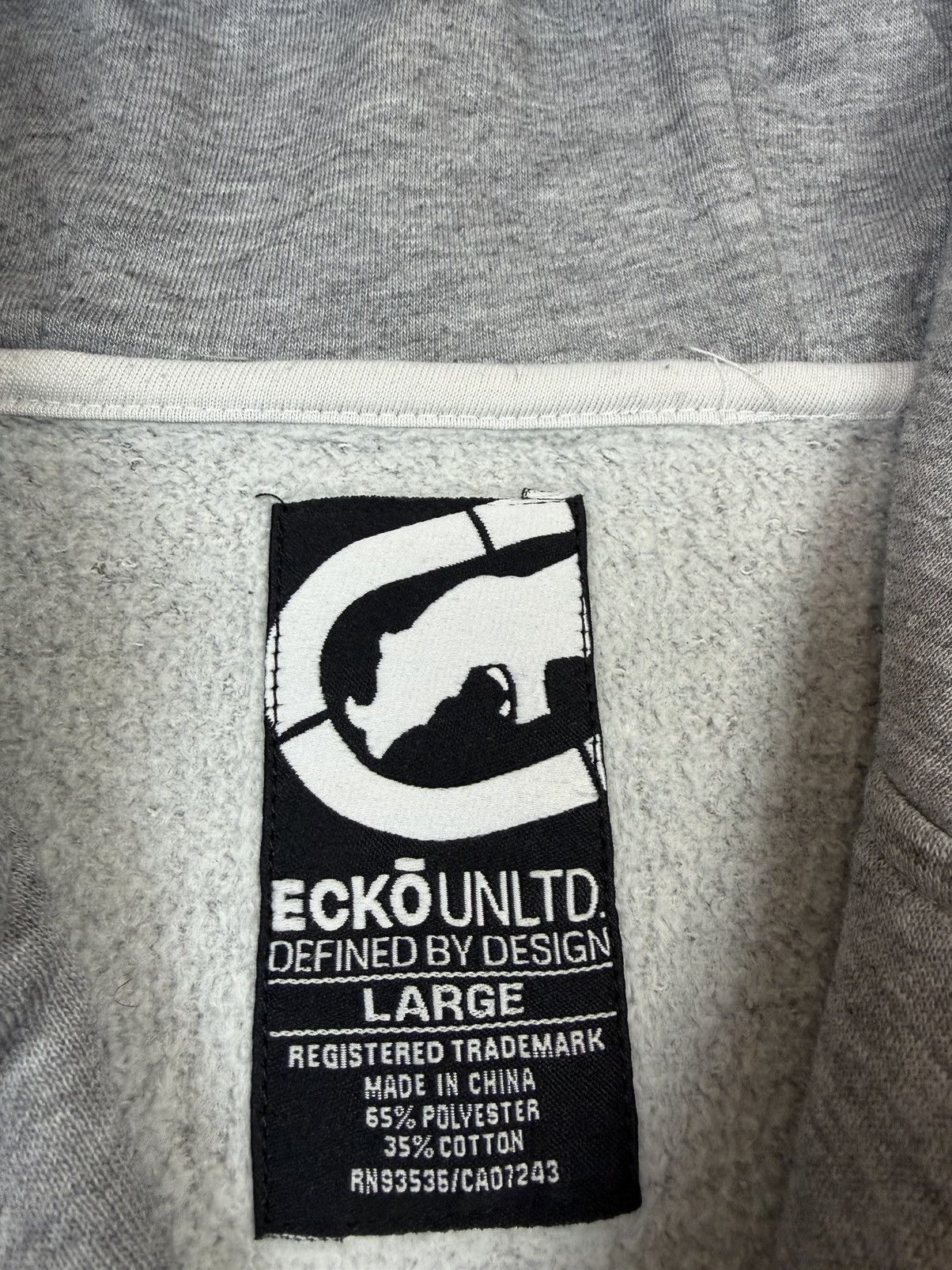 Ecko Unltd. Vintage Big Logo Rare Skate Rap Ecko Unltd Zip Hoodie Size US L / EU 52-54 / 3 - 5 Thumbnail