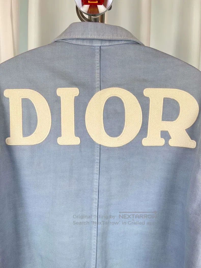 Dior Dior Old 1947 embroidered denim shirt jacket Size US M / EU 48-50 / 2 - 6 Thumbnail