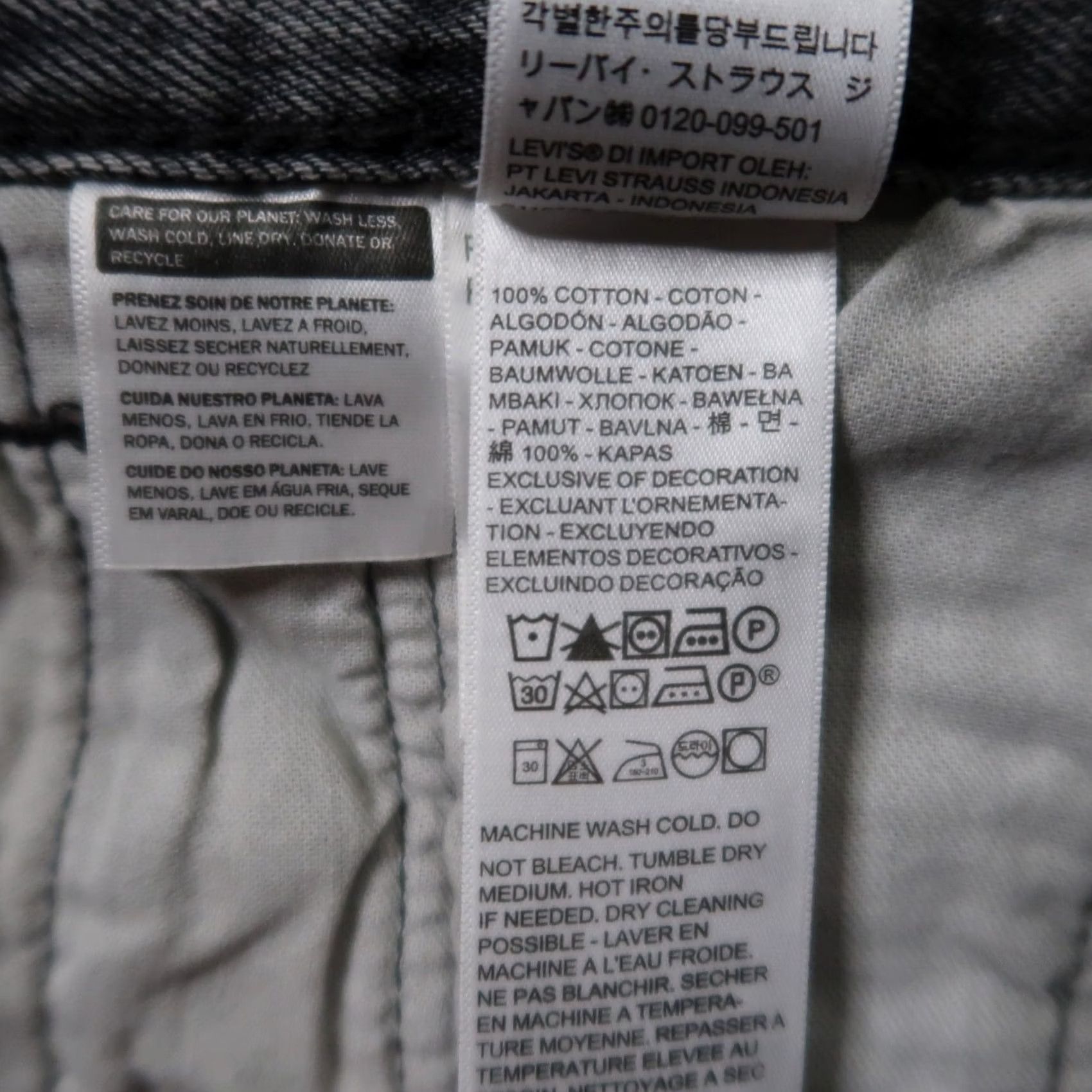Levi's VINTAGE Levi's 501 Jeans Men 33x30 Gray Button Fly Straight 5-Pocket Denim Brand Levi's 501 Series Mens Size US 33 - 7 Thumbnail