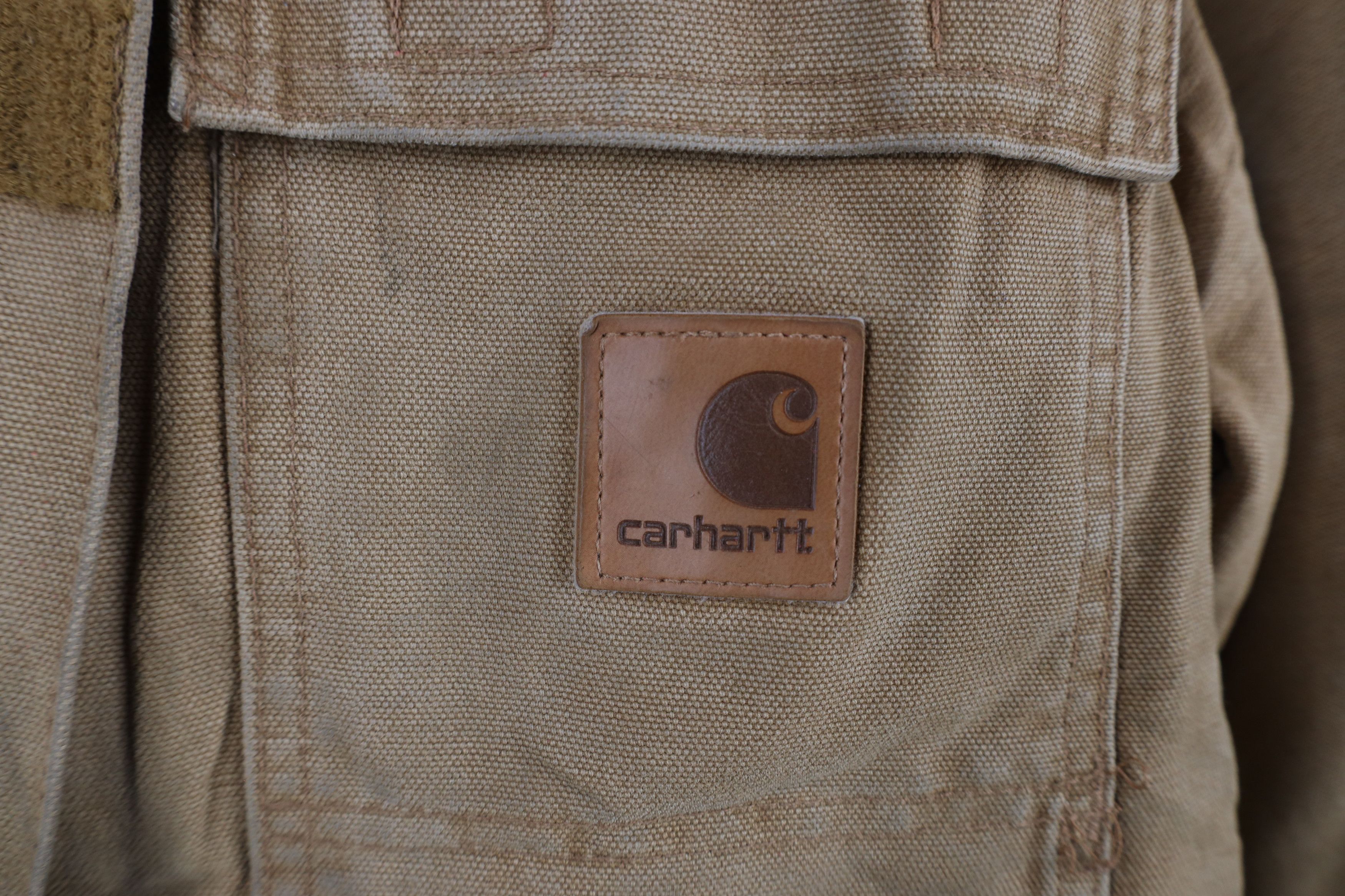 Carhartt × Vintage Vintage Carhartt Spell Out Quilted Canvas Chore Barn Jacket Size US S / EU 44-46 / 1 - 6 Thumbnail