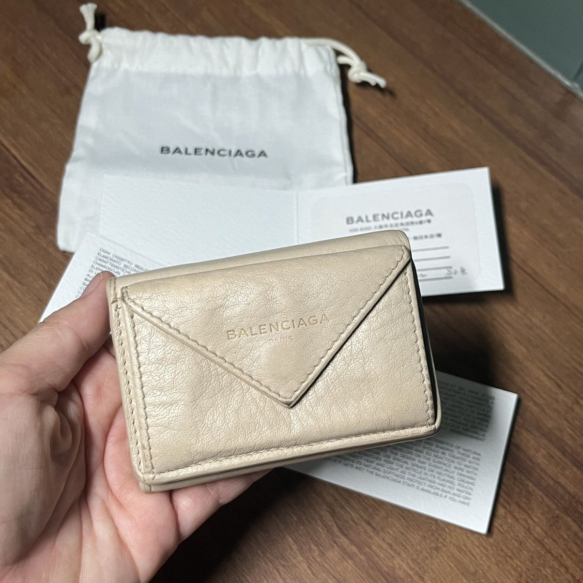 Balenciaga BALENCIAGA PAPIER Mini Tri-fold Compact wallet Size ONE SIZE - 4 Thumbnail