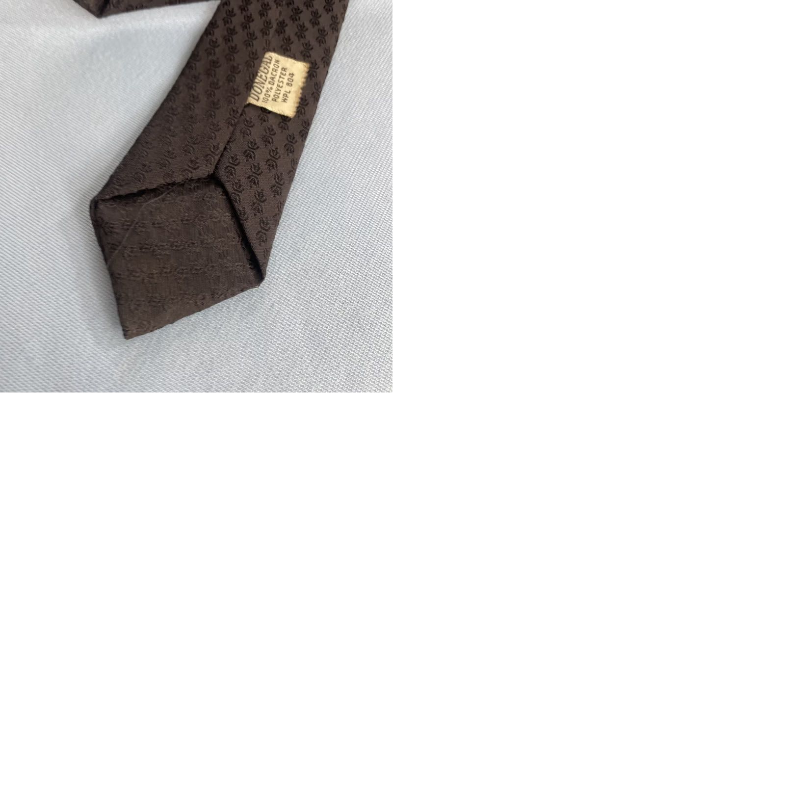 MCM VINTAGE Necktie 50s 60s Donegal Dacron 2" Tie Black Textured Geometry Slim MCM 2x56 Capsule Necktie Size ONE SIZE - 11 Thumbnail