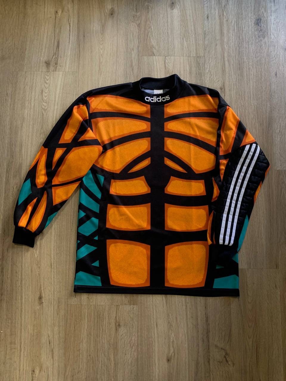 Adidas Adidas 90er TORHÜTER FUSSBALL SHIRT FUSSBALL TRIKOT Size US S / EU 44-46 / 1 - 1 Thumbnail