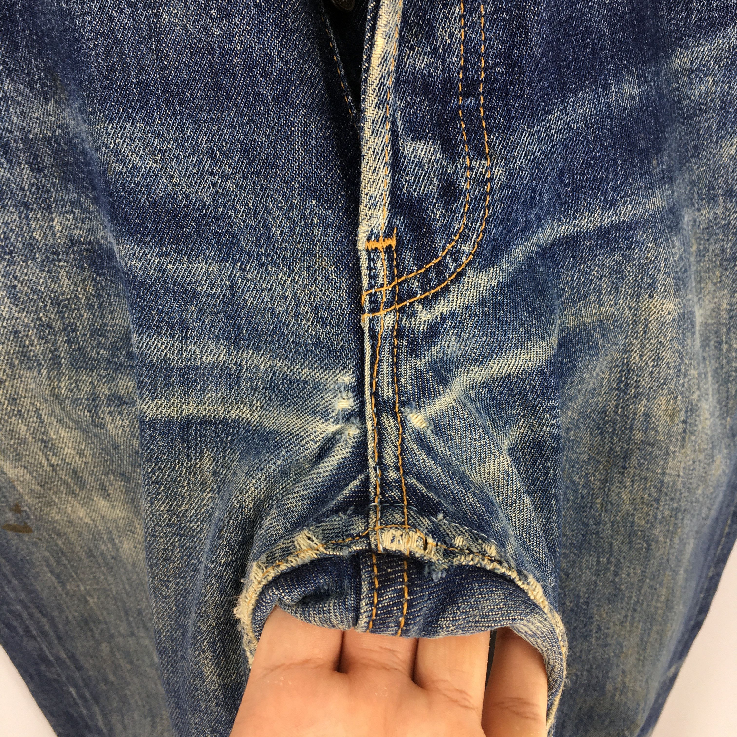 Levi's Size 31x29 Vintage 90s Levi's 501 Faded Blue Jeans S1072 Size US 31 - 7 Thumbnail